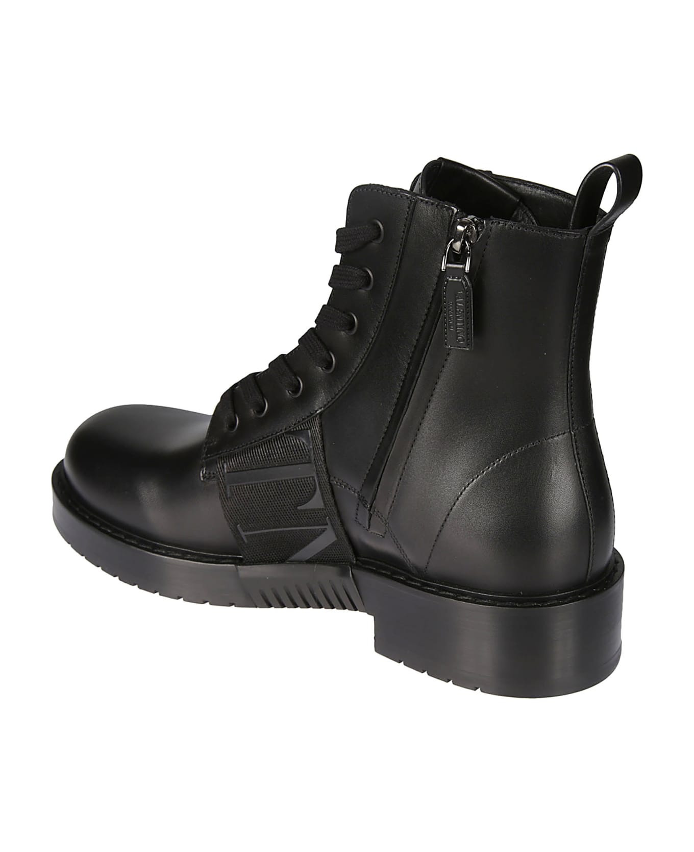 Valentino Garavani Vi7n City Combat Boots - Black