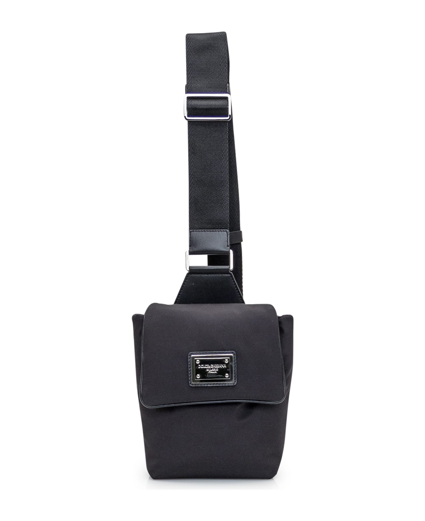 Dolce & Gabbana Nylon Belt Bag - black