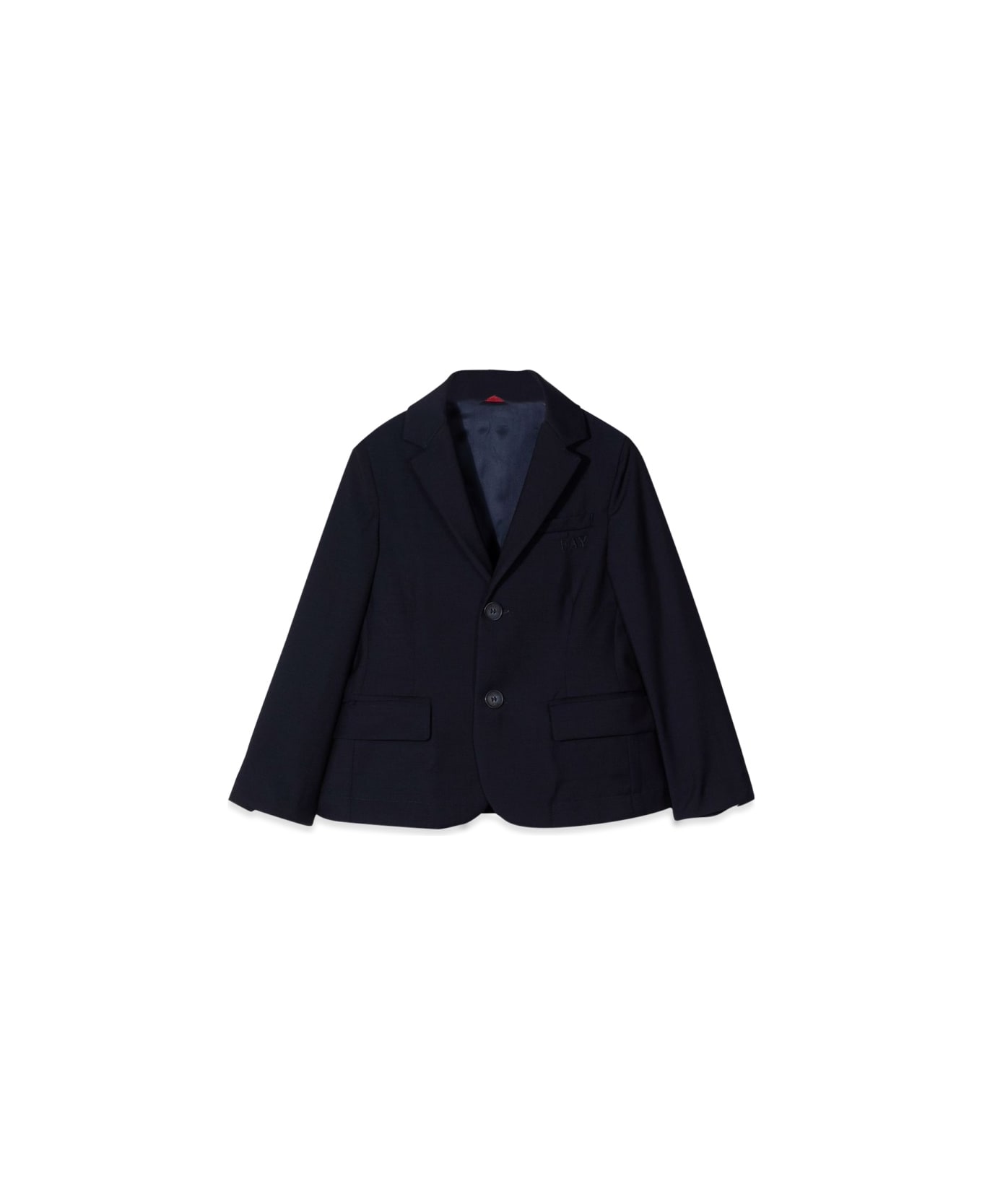 Fay Fabric Jackets - BLUE