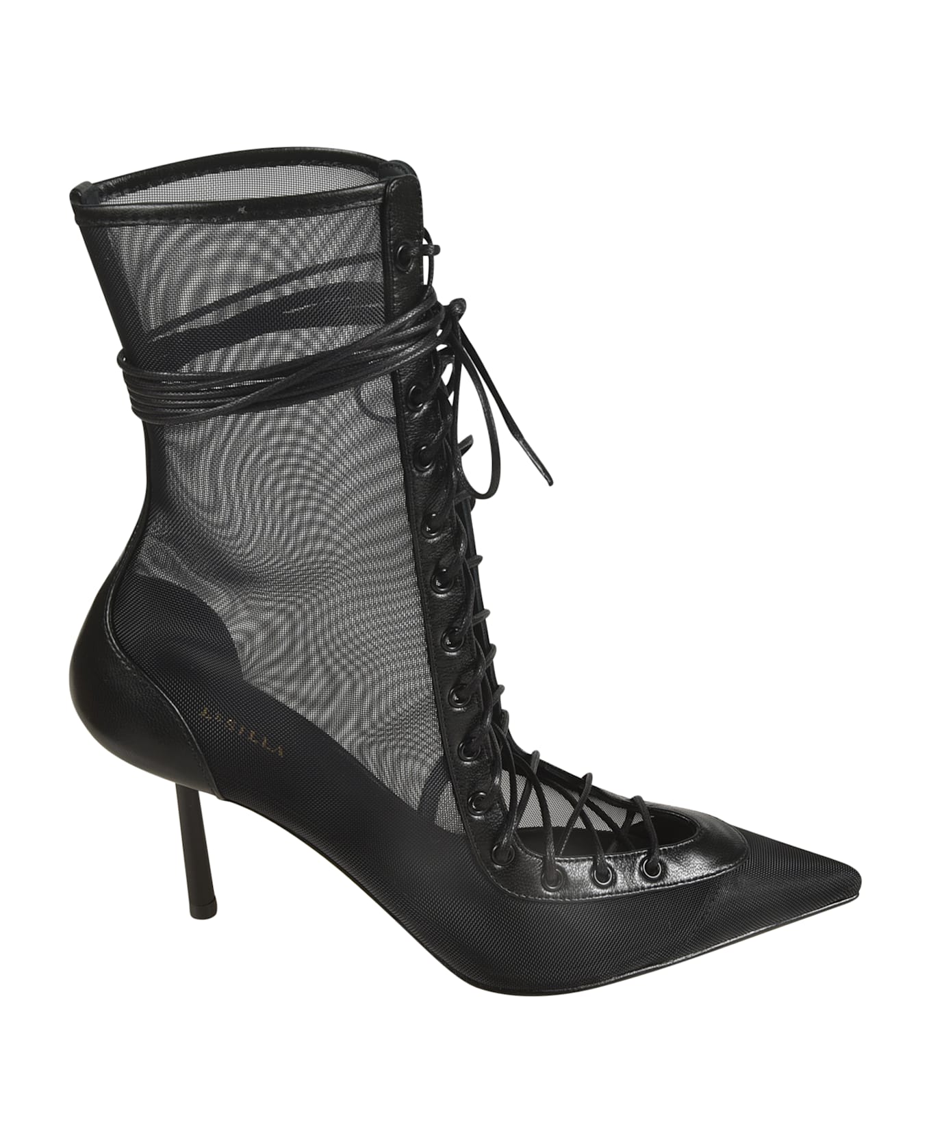 Le Silla See-through Lace-up Sneakers - Black