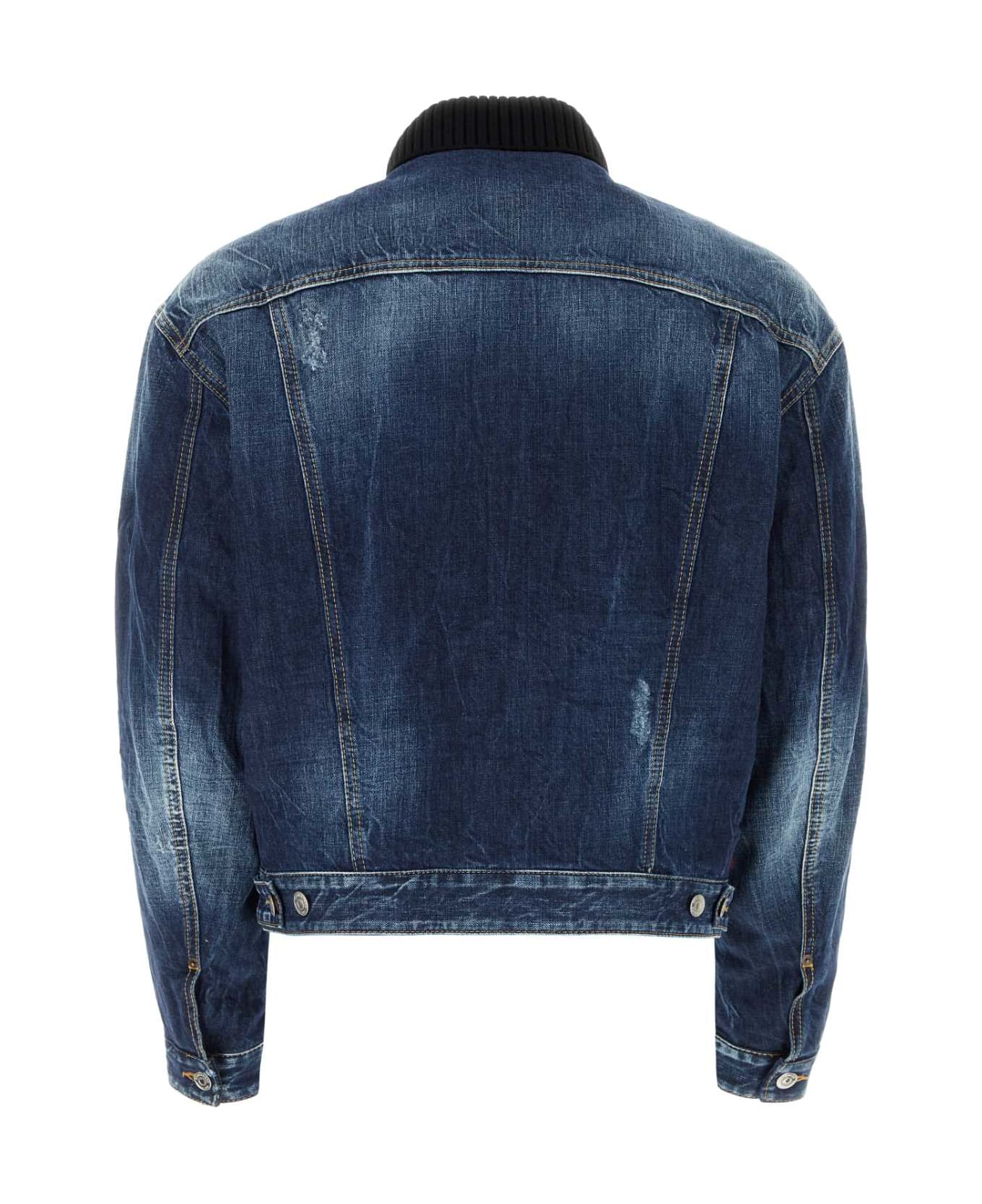 Dsquared2 Denim Canadian Jacket - NAVYBLUE