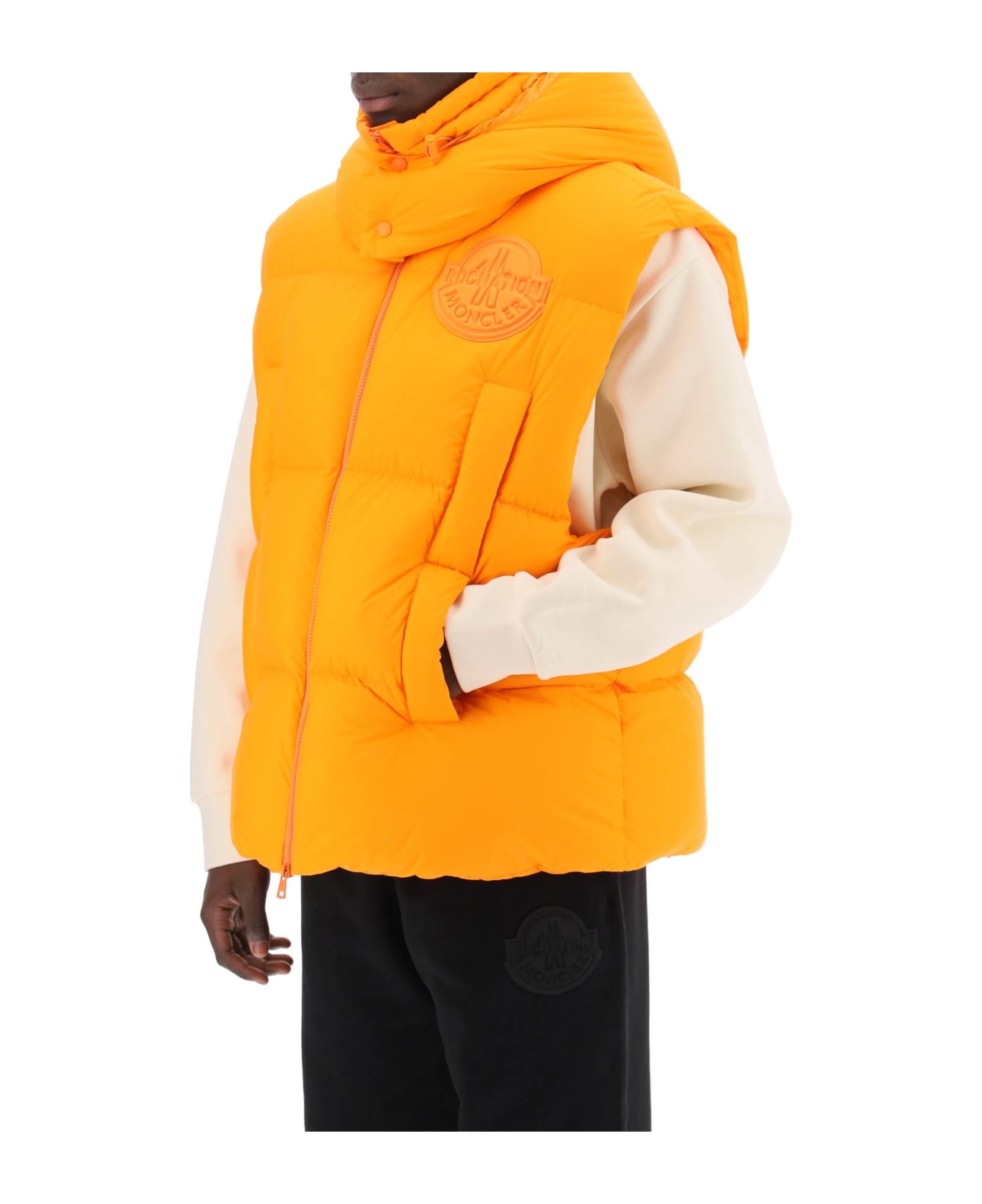 Moncler Genius Apus Puffer Vest - Orange
