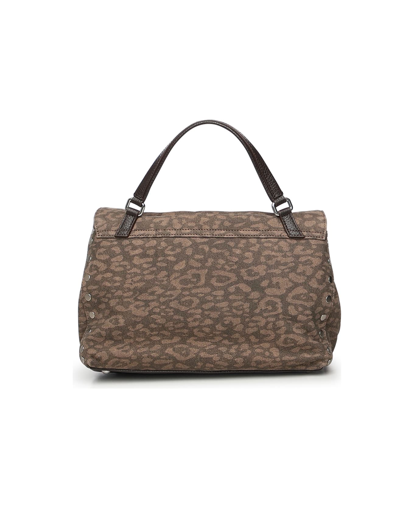 Zanellato Small Nubuck Leather Postina Bag - Leopard Beige