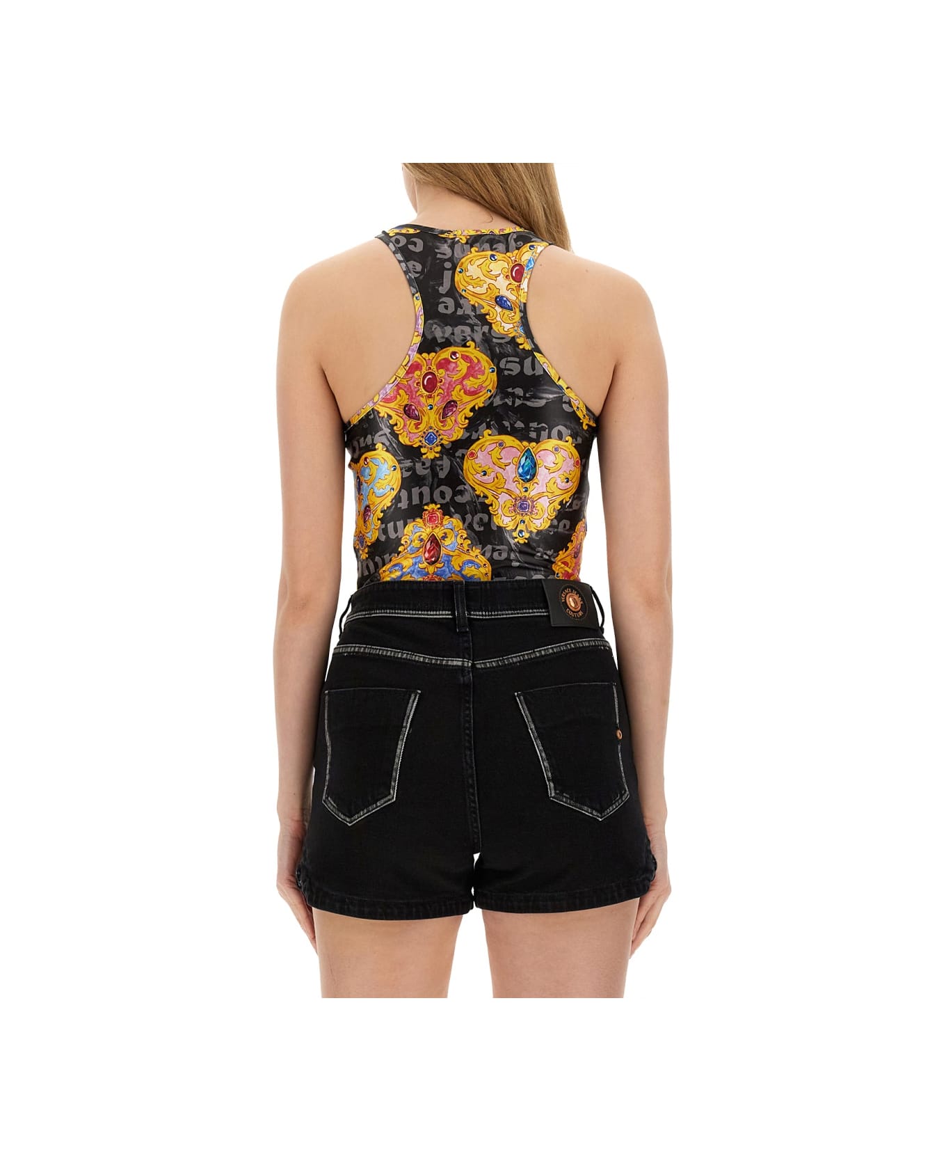 Versace Jeans Couture Top With Print - MULTICOLOUR