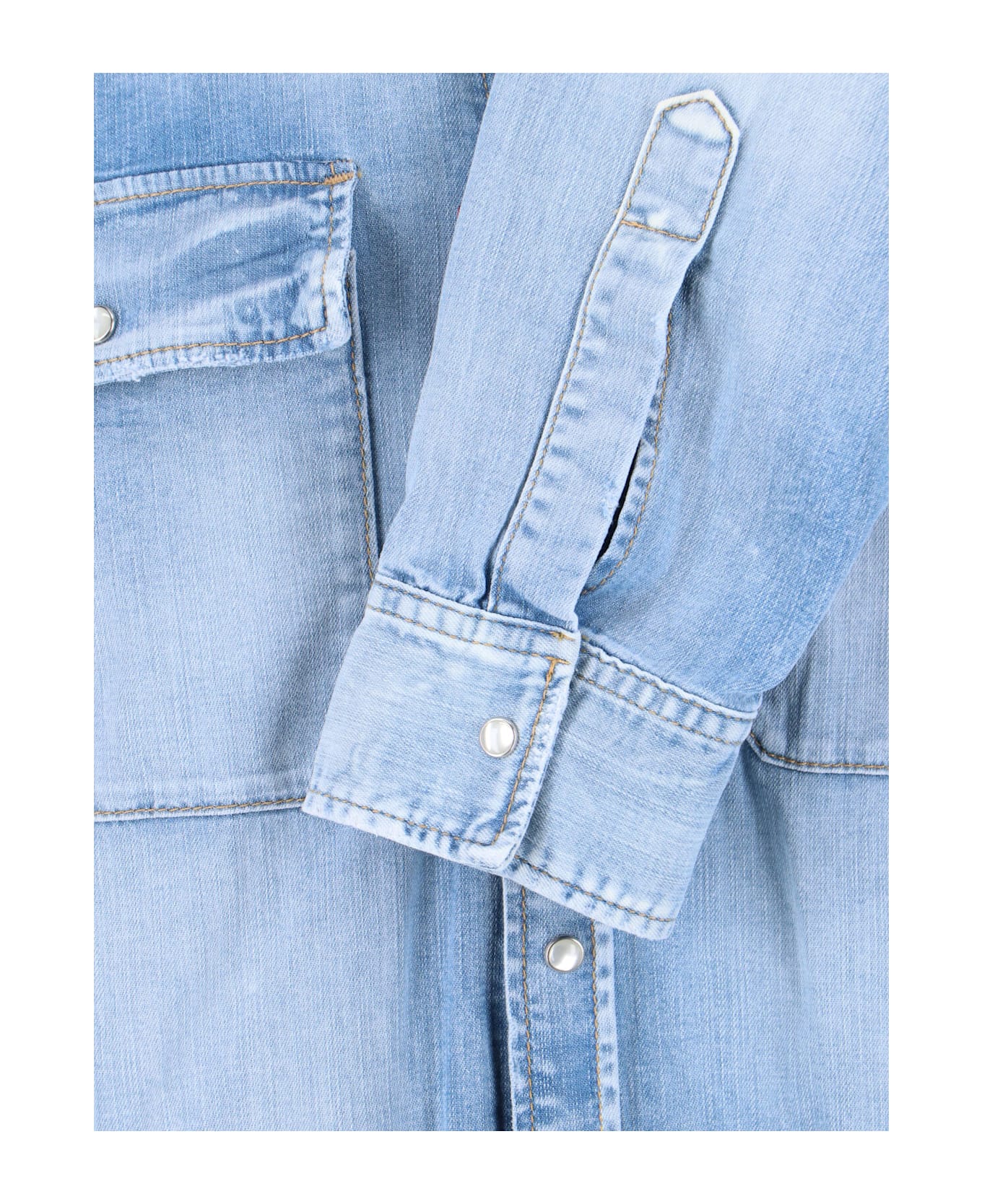 Dsquared2 Logo Shirt - Light Blue