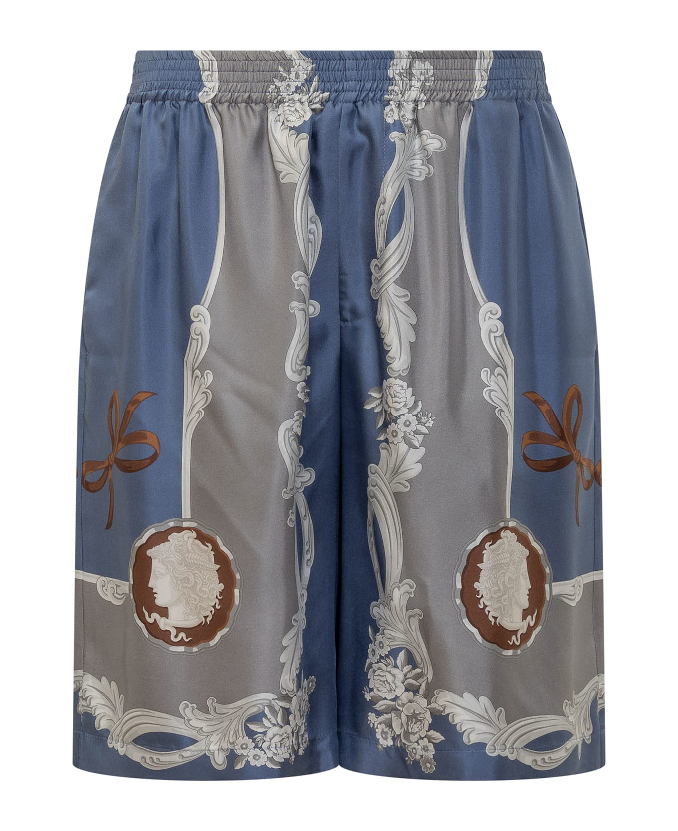 Versace Cameo Silk Short - Blue