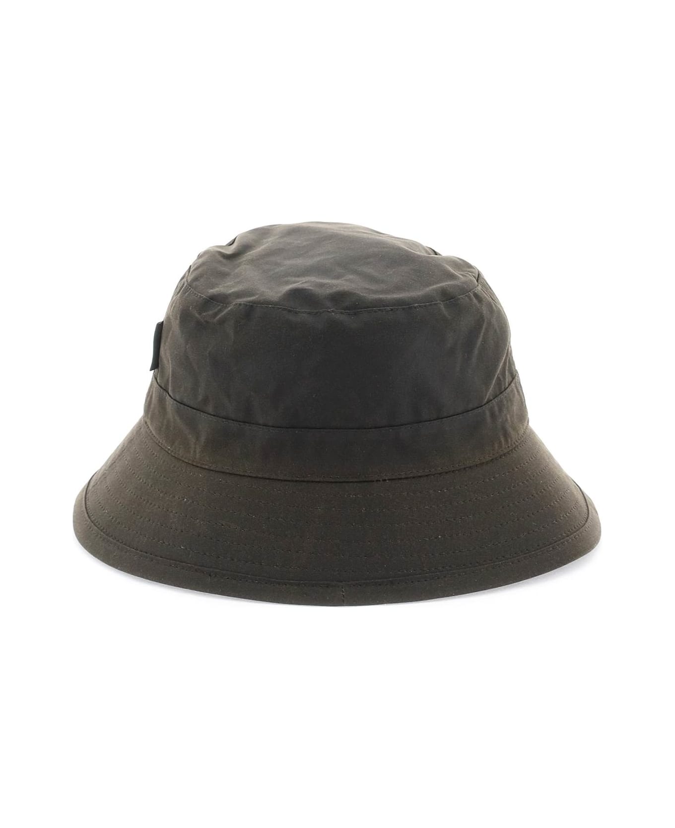 Barbour Waxed Bucket Hat - OLIVE (Brown) 帽子