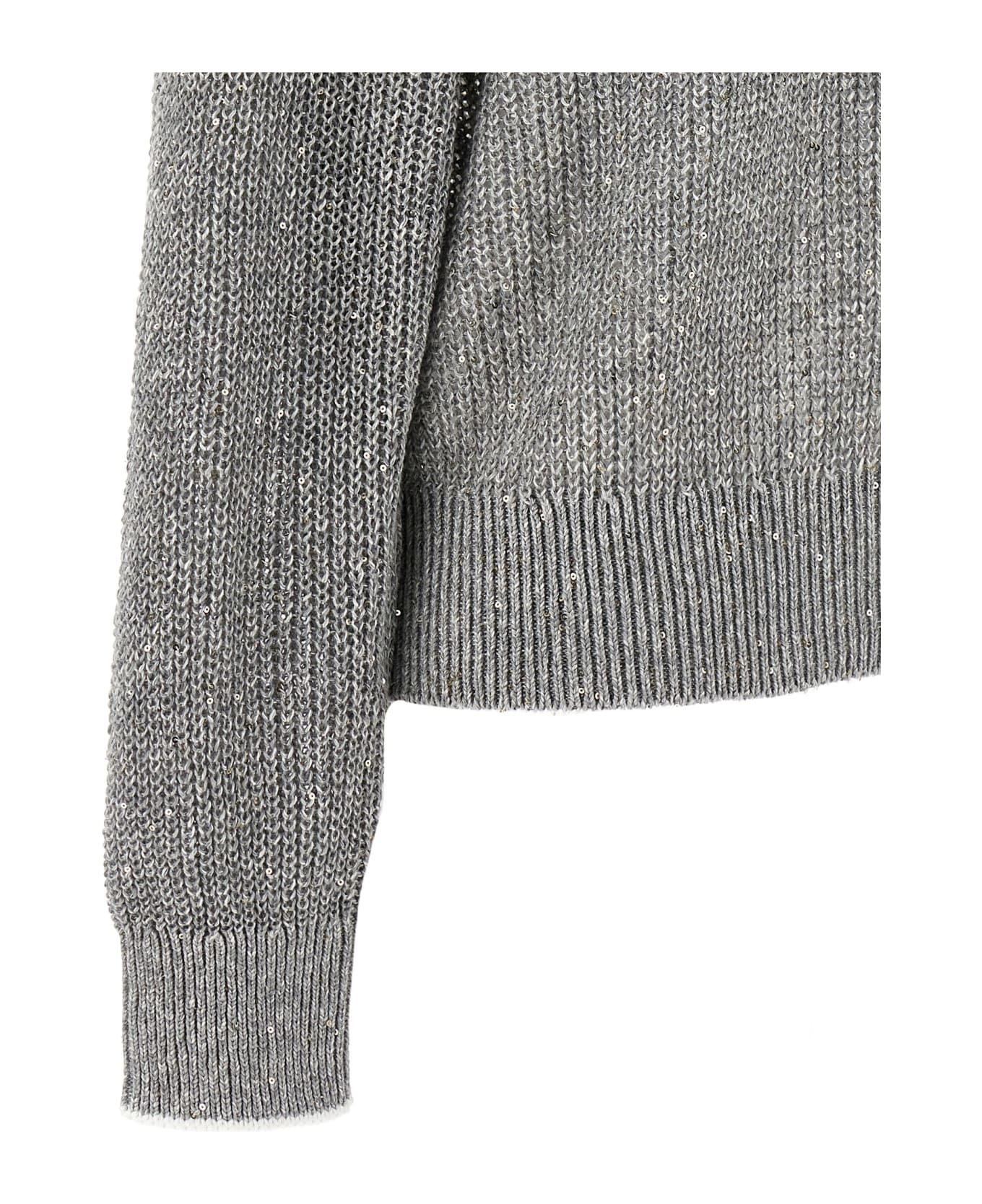 Brunello Cucinelli V-neck Sweater - Gray