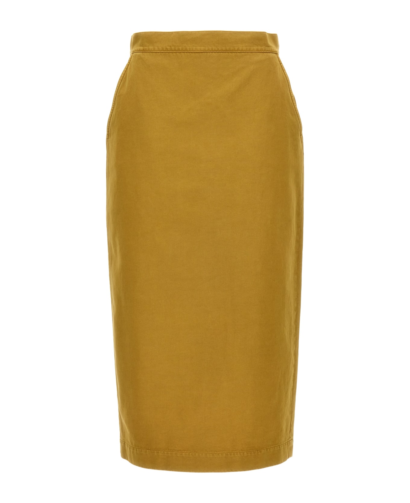 Max Mara 'denver' Skirt - Yellow スカート