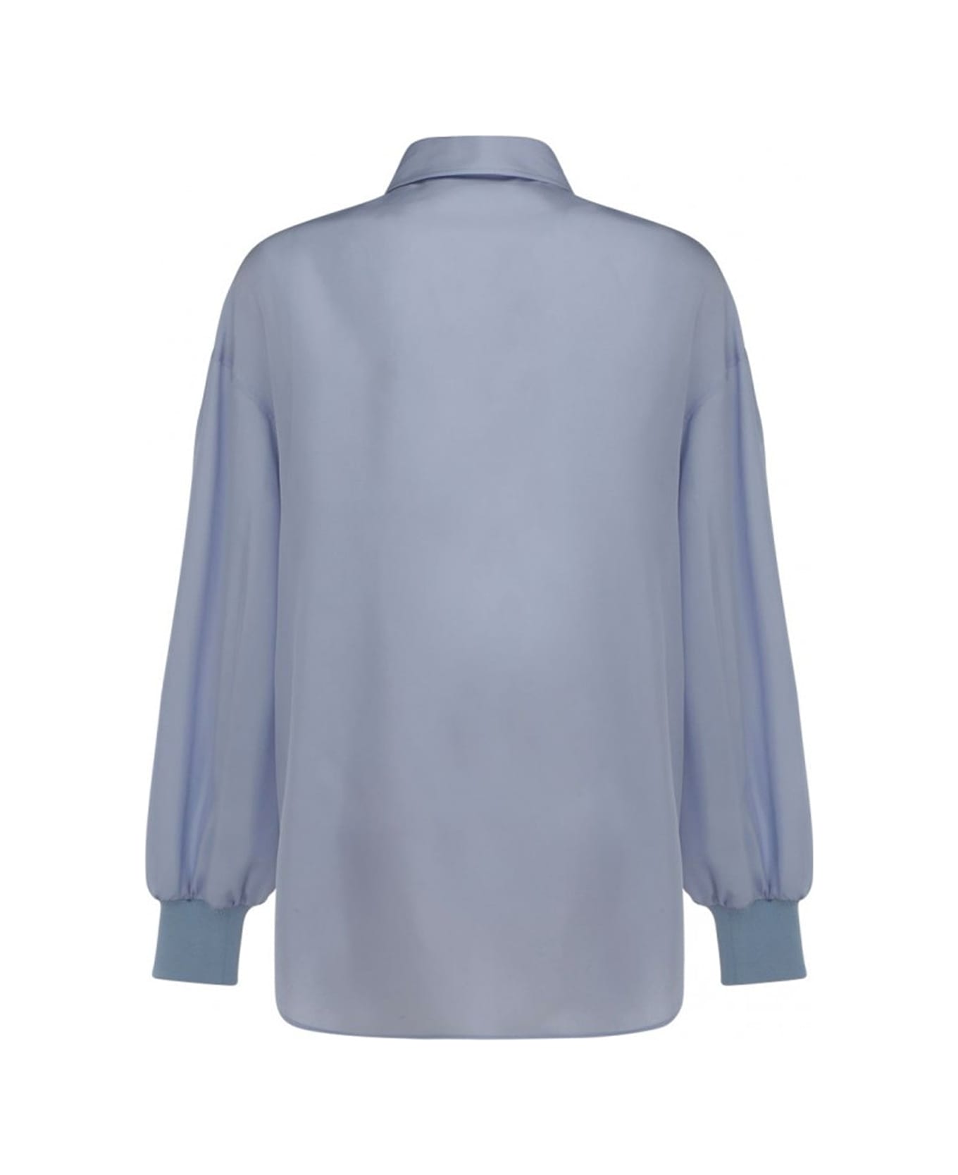 Alexander McQueen Silk Shirt - Blue シャツ