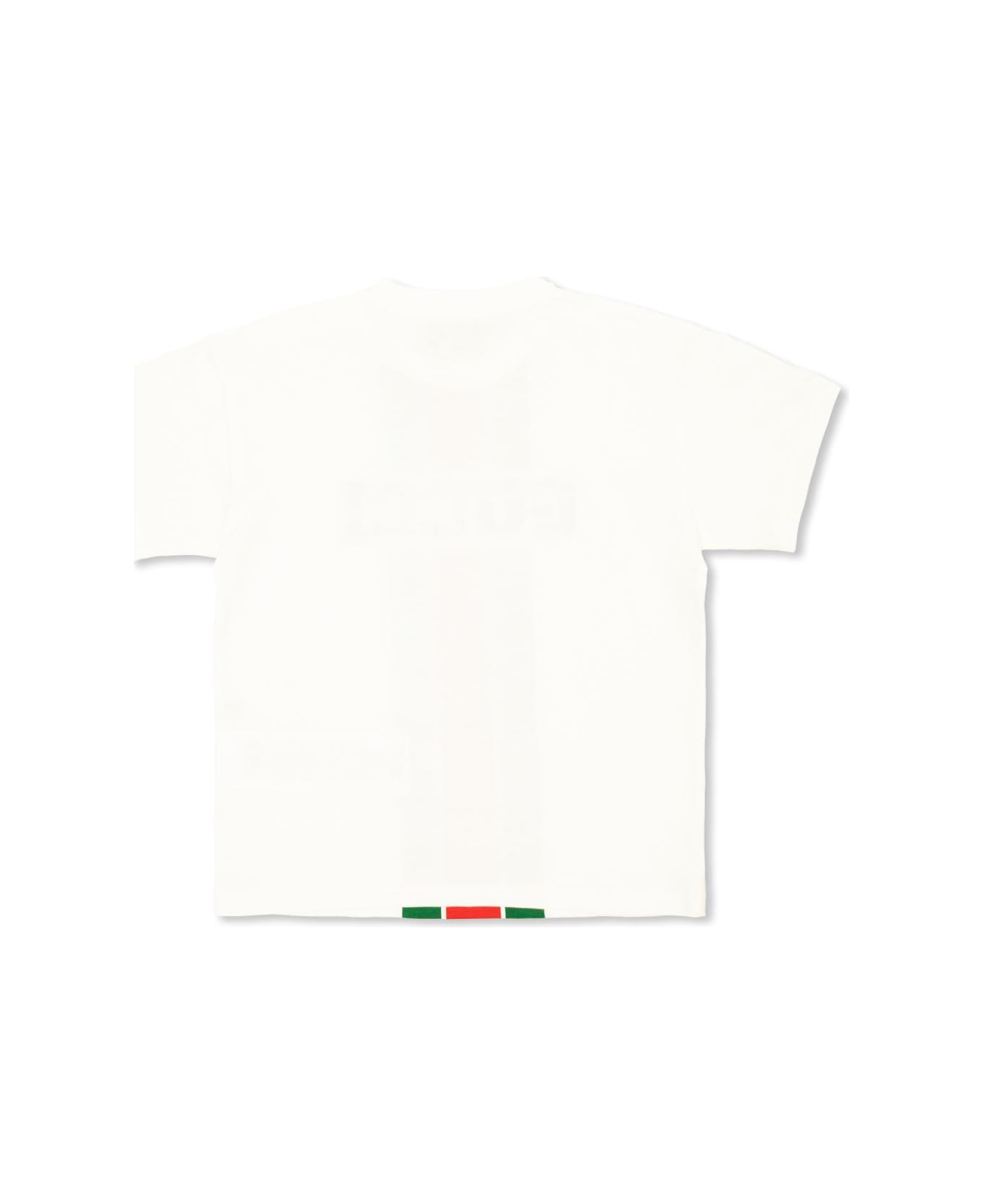 Gucci Kids Printed T-shirt - Bianco