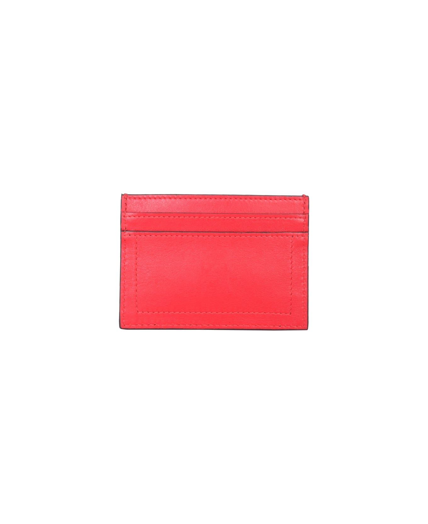 Moschino Leather Card Holder - RED 財布