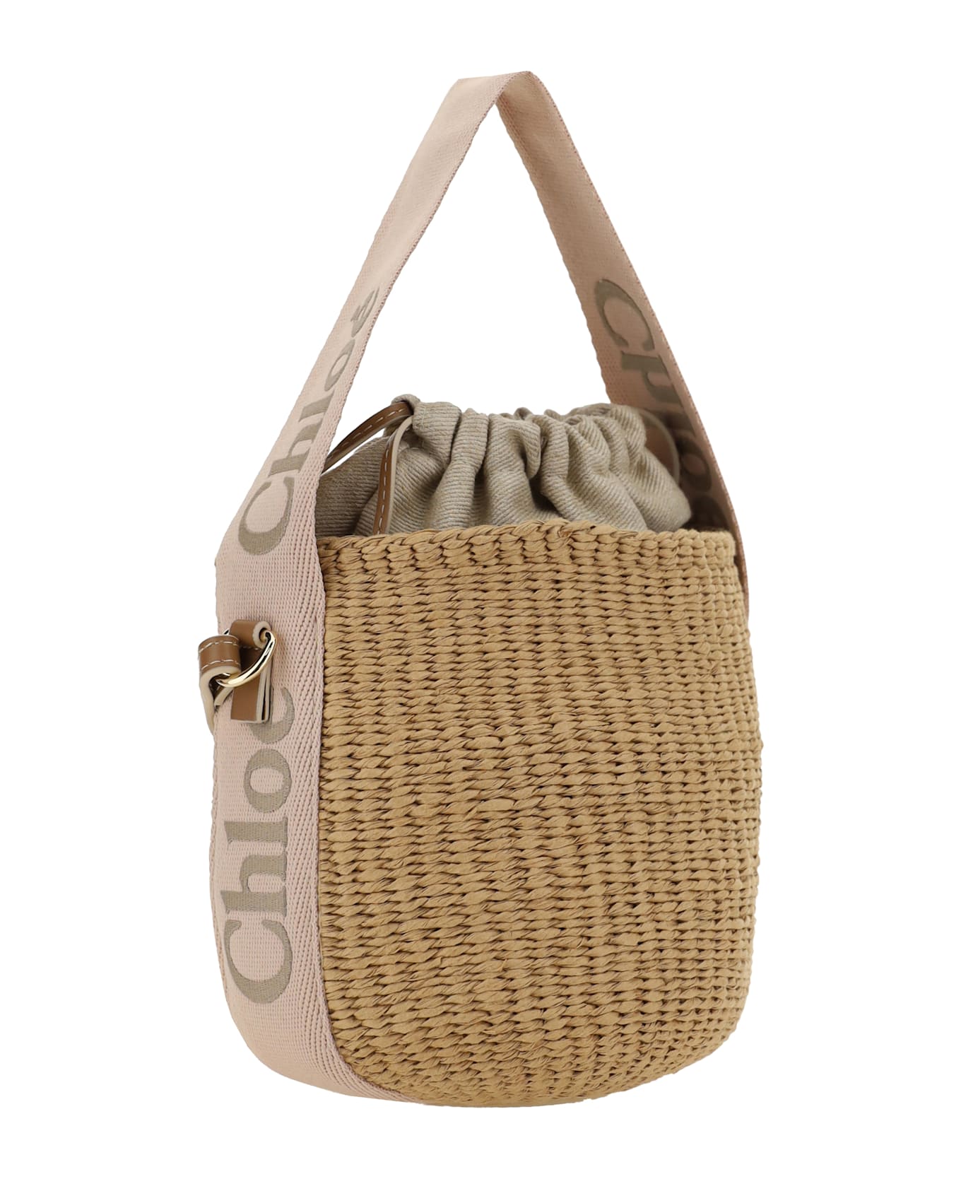 Chloé Small 'woody' Bucket Bag - Blushy Beige ショルダーバッグ