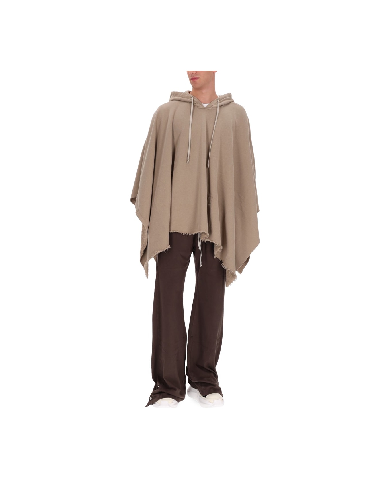 DRKSHDW Cape With Hood - IVORY