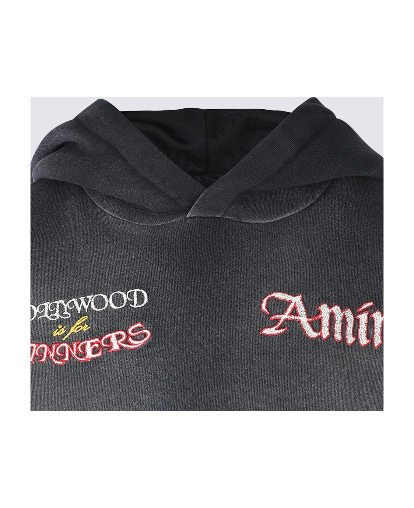 AMIRI Black Cotton Sweatshirt - BLACK