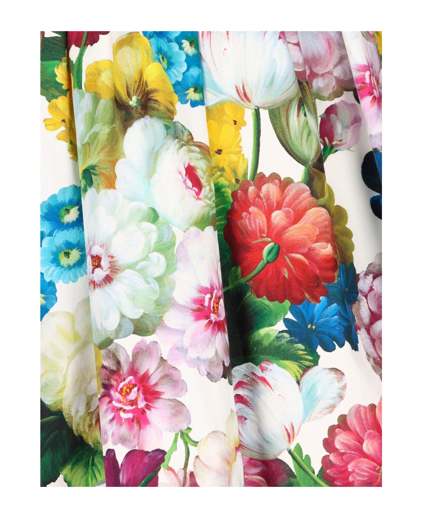 Dolce & Gabbana Floral Printed Mini Corset Dress - MULTICOLOR