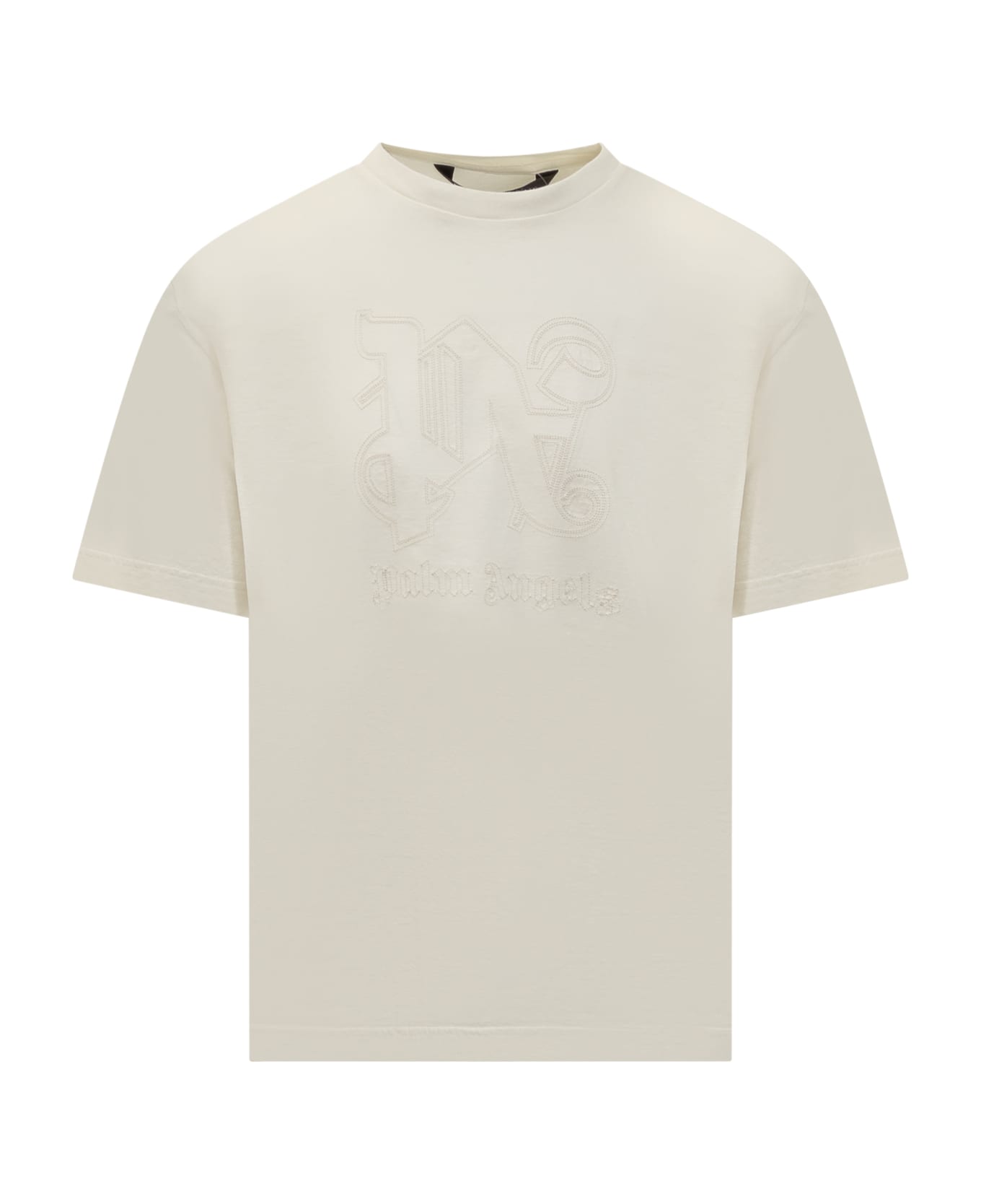 Palm Angels Monogram T-shirt - OFF WHITE