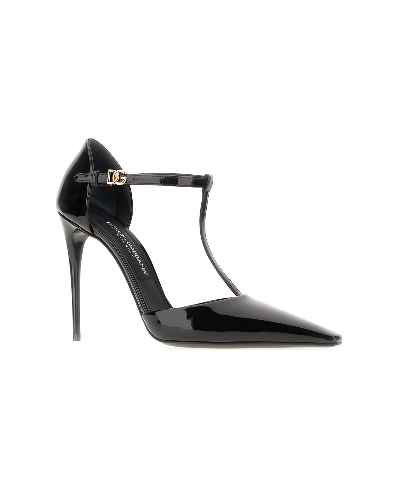 Dolce & Gabbana Black Leather Pumps - Nero
