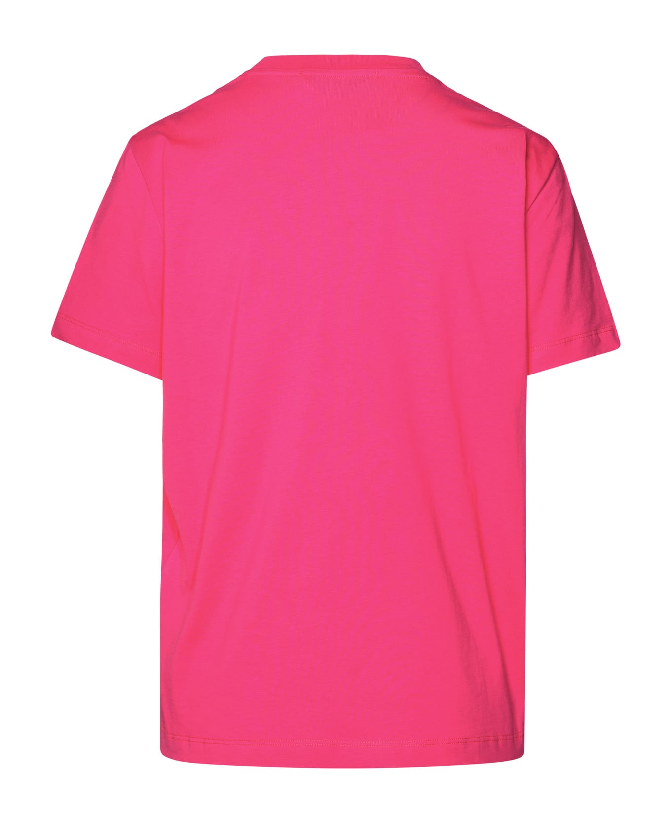 MSGM Fuchsia Cotton T-shirt
