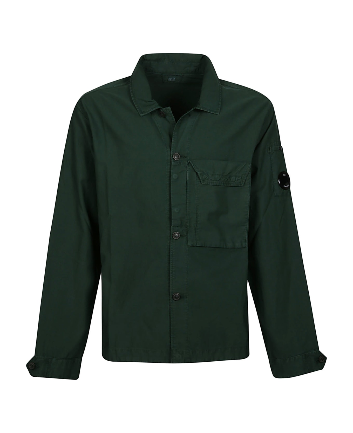 C.P. Company Ottoman Long Sleeve Shirt - Duck Green シャツ