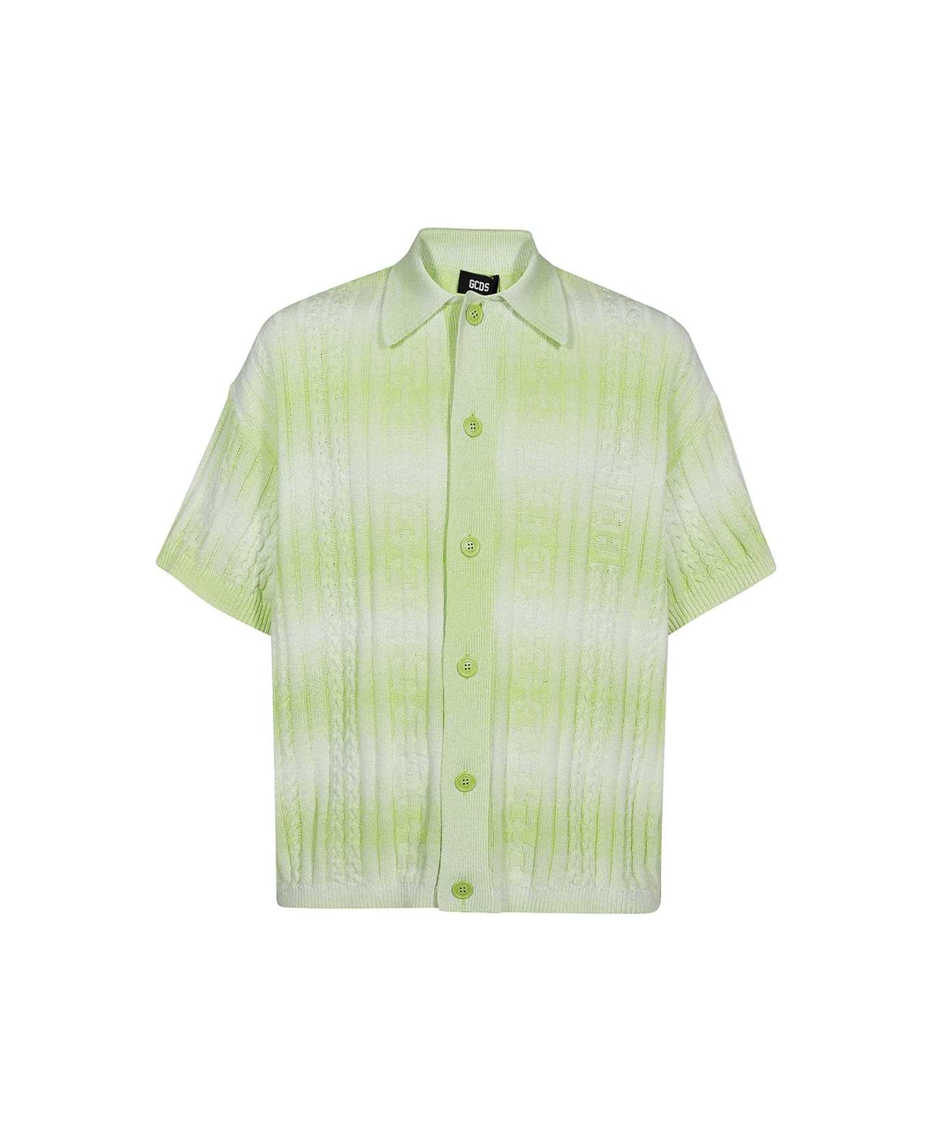GCDS Knitted Shirt - green