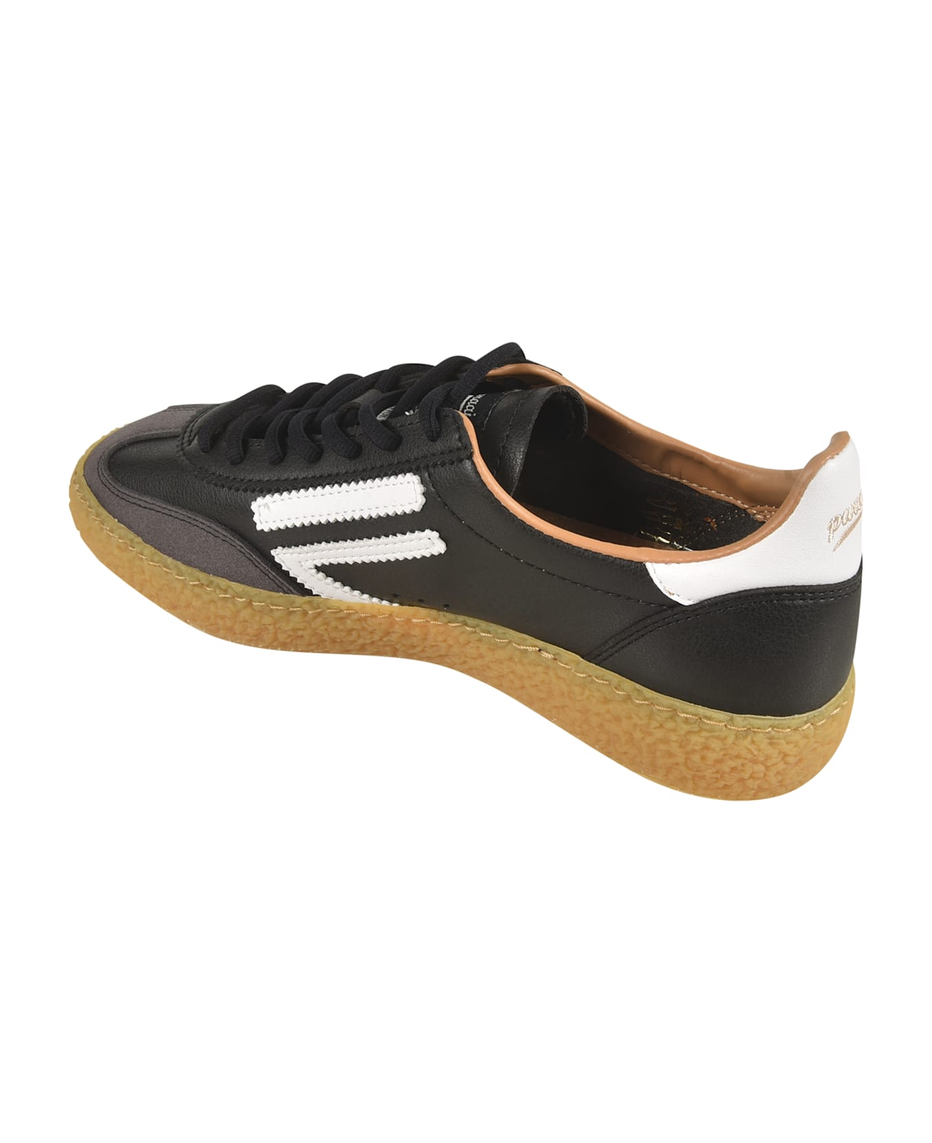 Puraai Classic Lace-up Sneakers - Jet Black