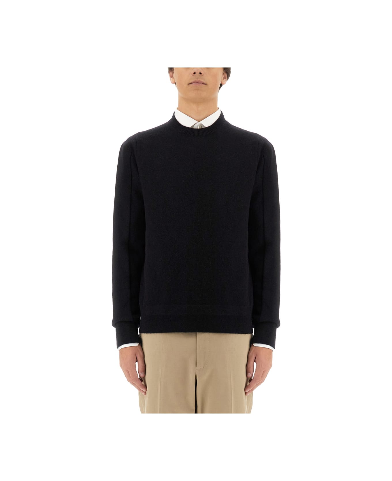 Zegna Wool Jersey. - BLACK