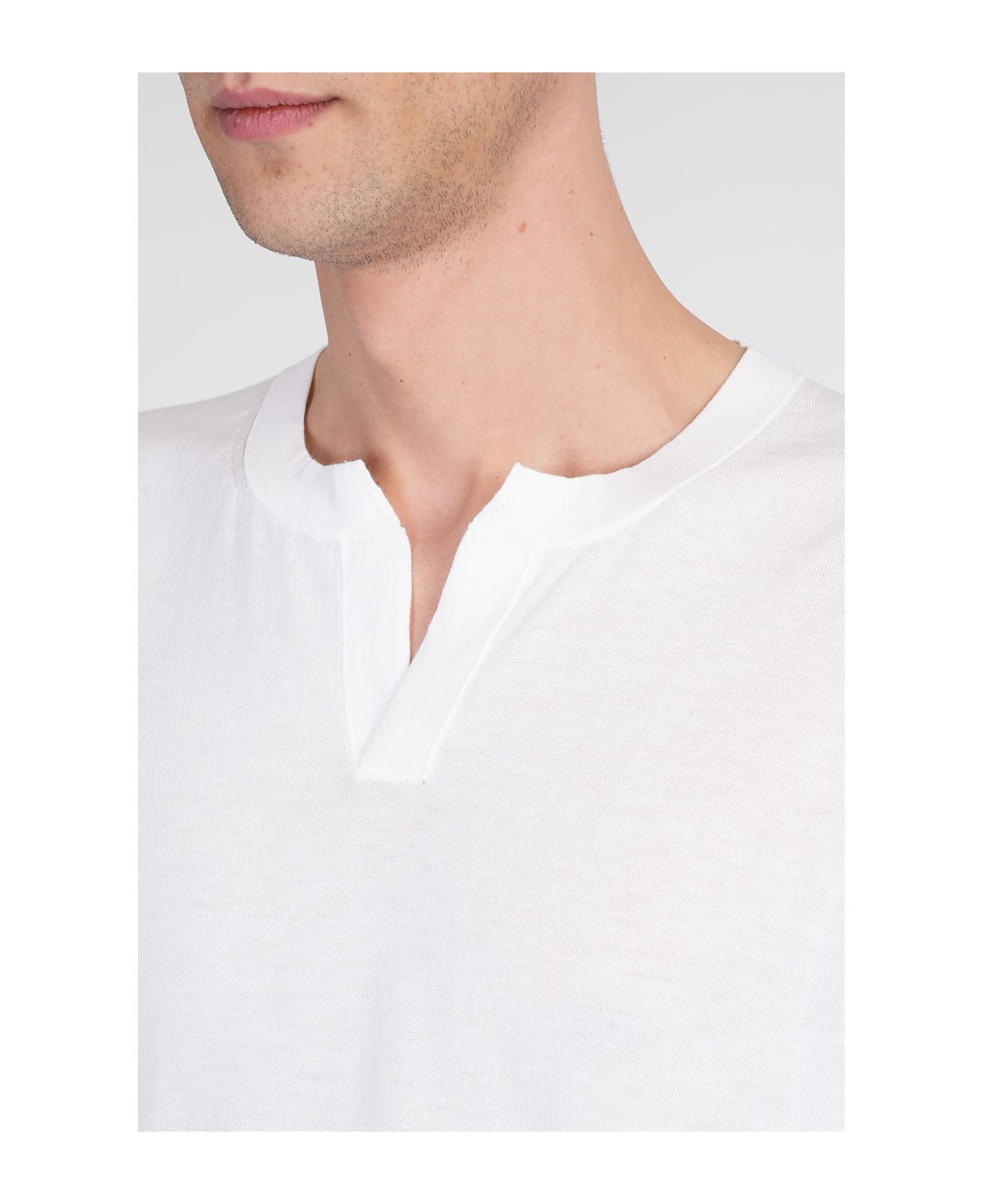 Ballantyne T-shirt In White Cotton - white