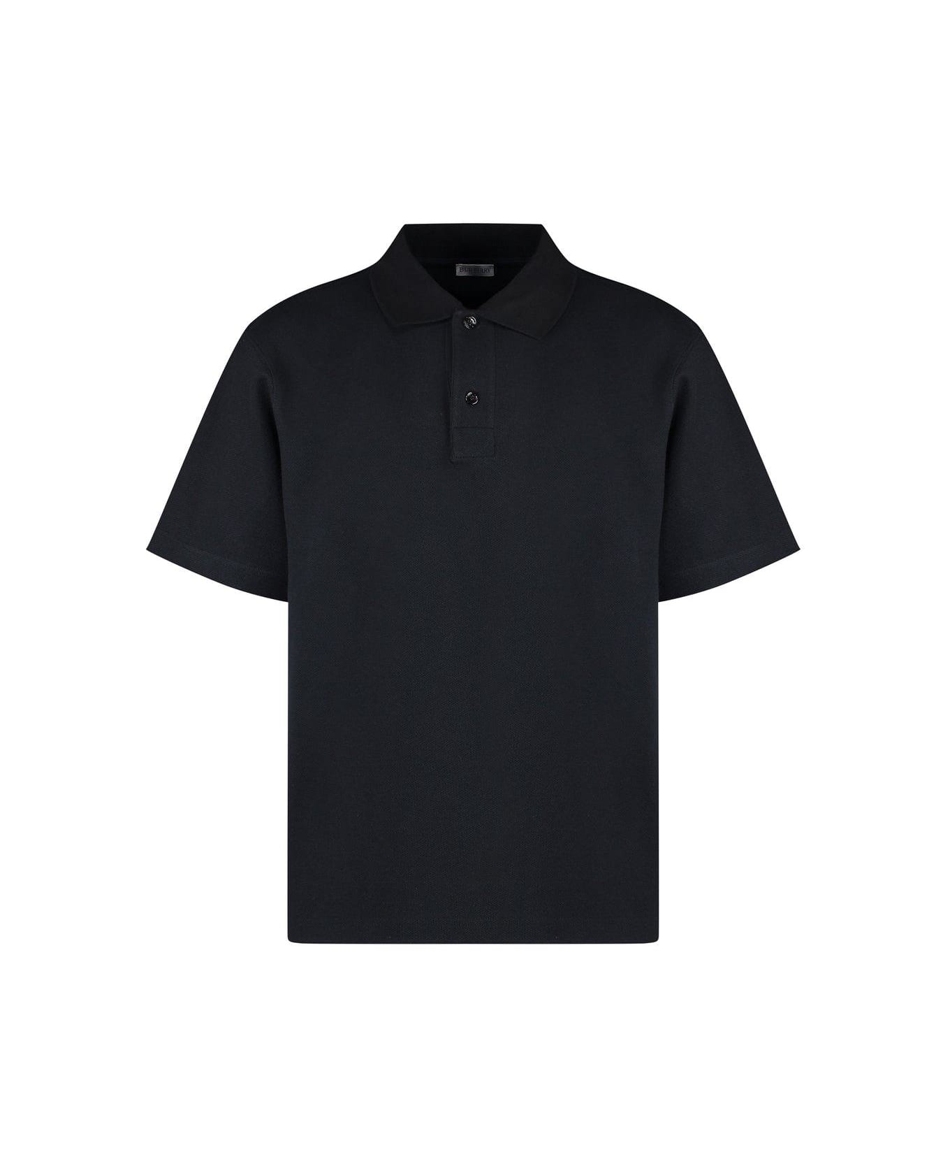 Burberry Short-sleeve Polo Shirt - Nero