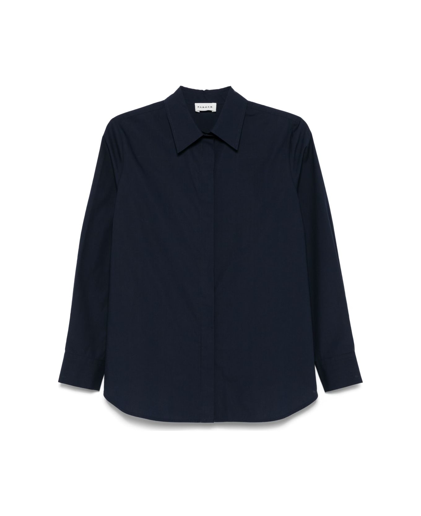 Parosh Cotton Shirt - Blue