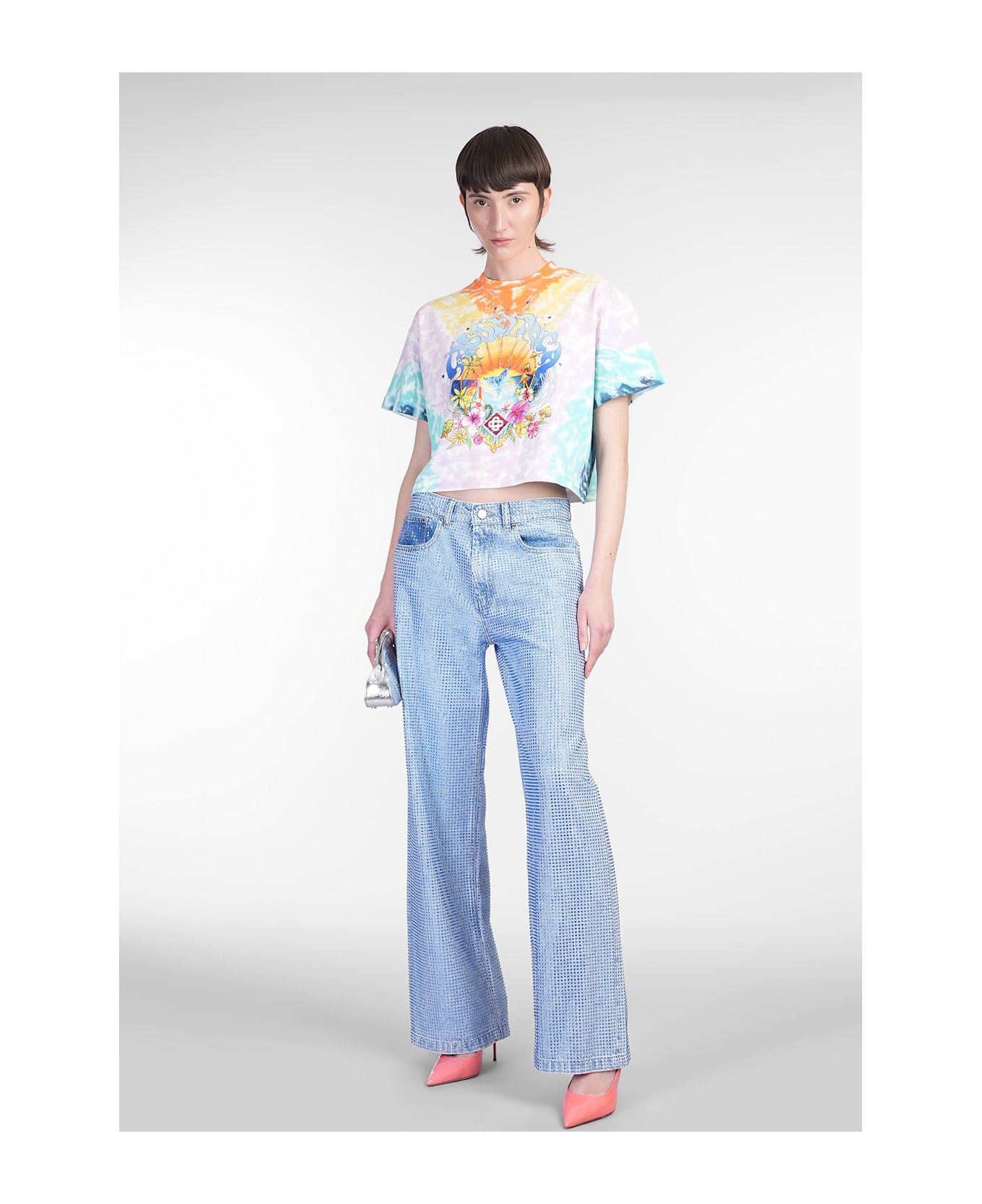 Casablanca Jeans In Blue Denim - blue