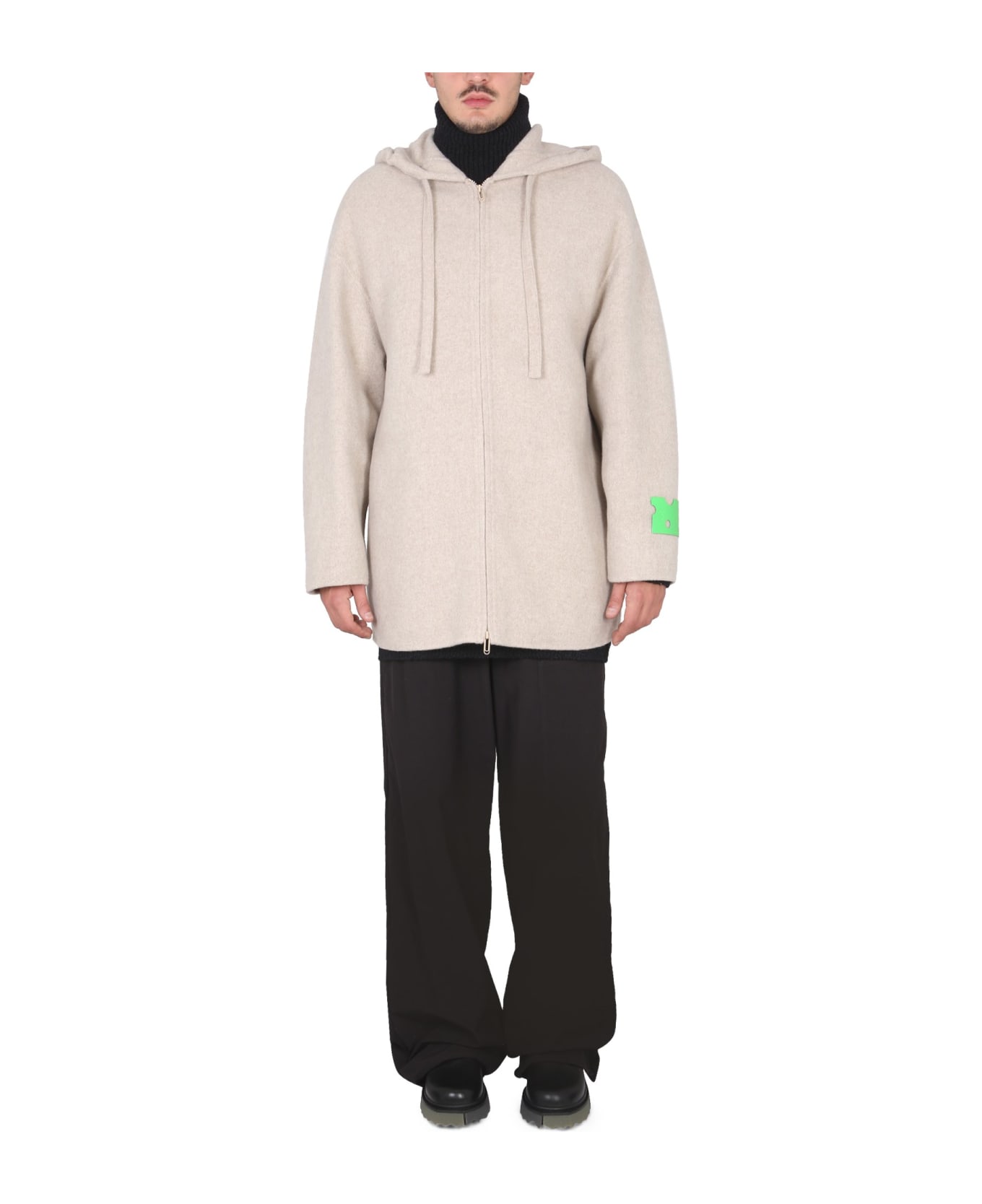 Off-White Hooded Jacket - CIPRIA