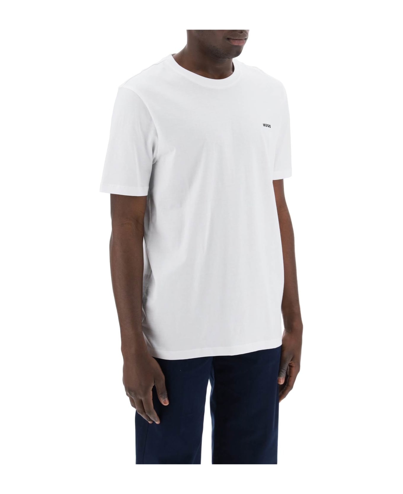 Hugo Boss Oversized Dero T-shirt With Logo - WHITE (White)