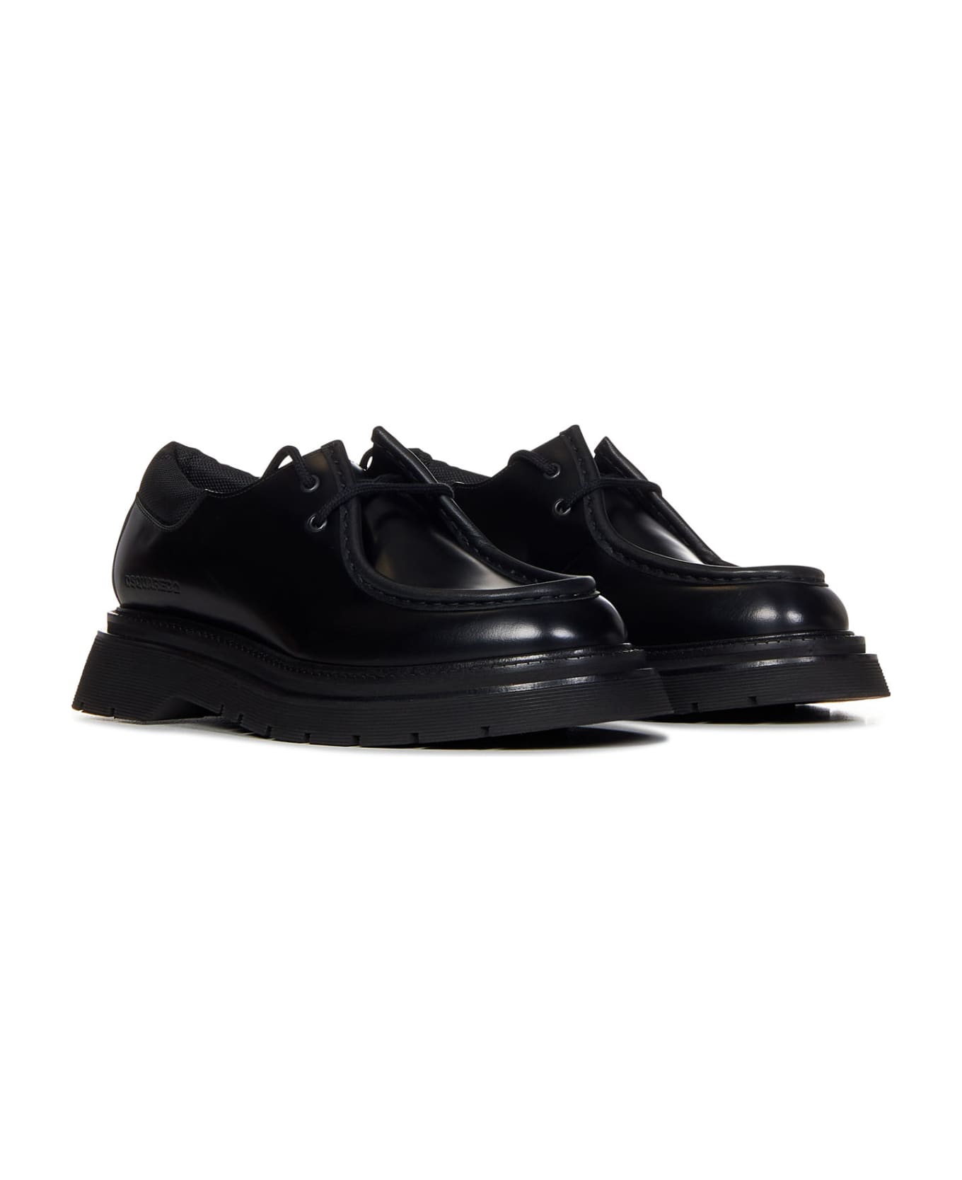 Dsquared2 Laced Up Shoes - Black