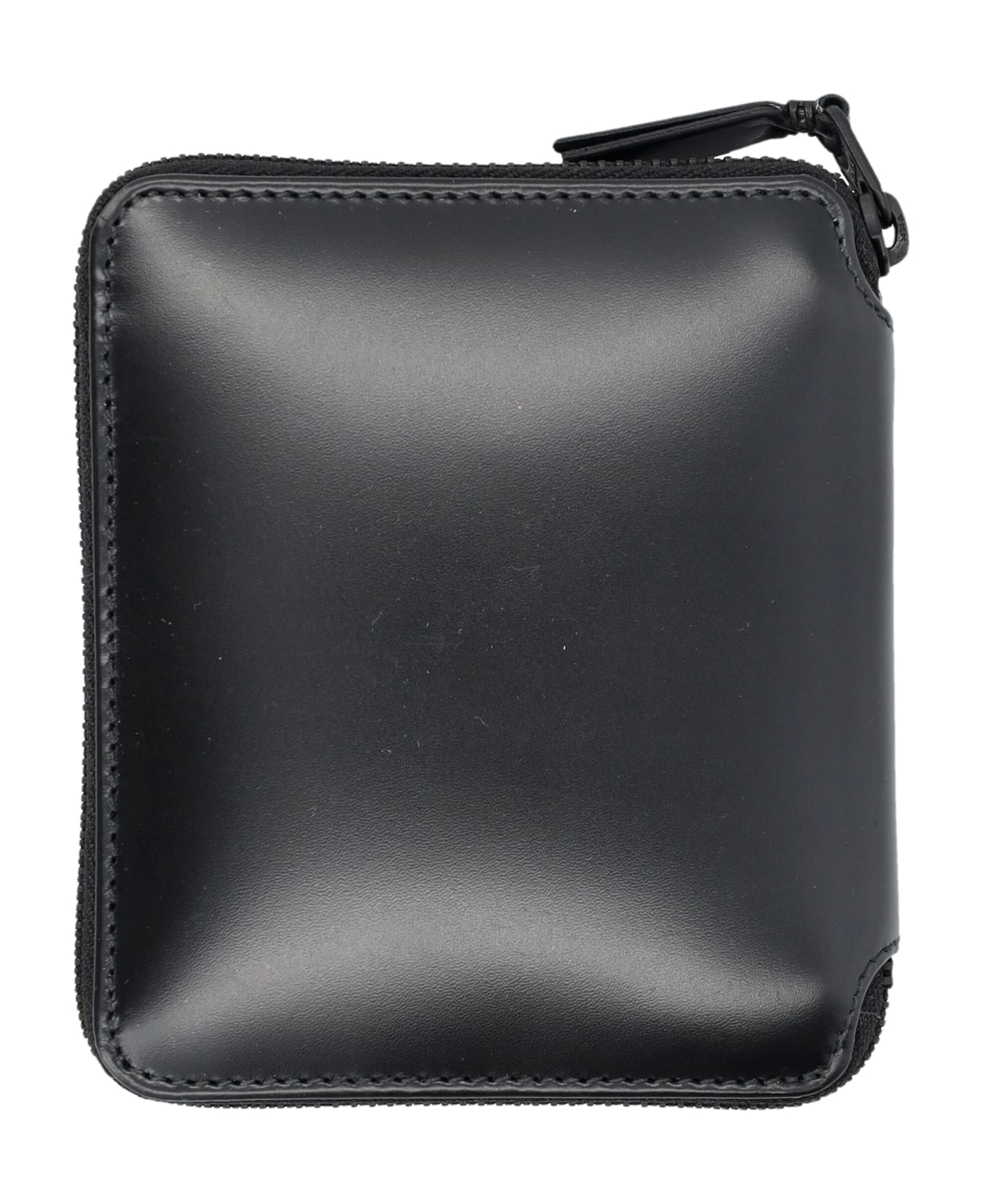 Comme des Garçons Wallet Very Black Vertical Zip Around Wallet - BLACK 財布