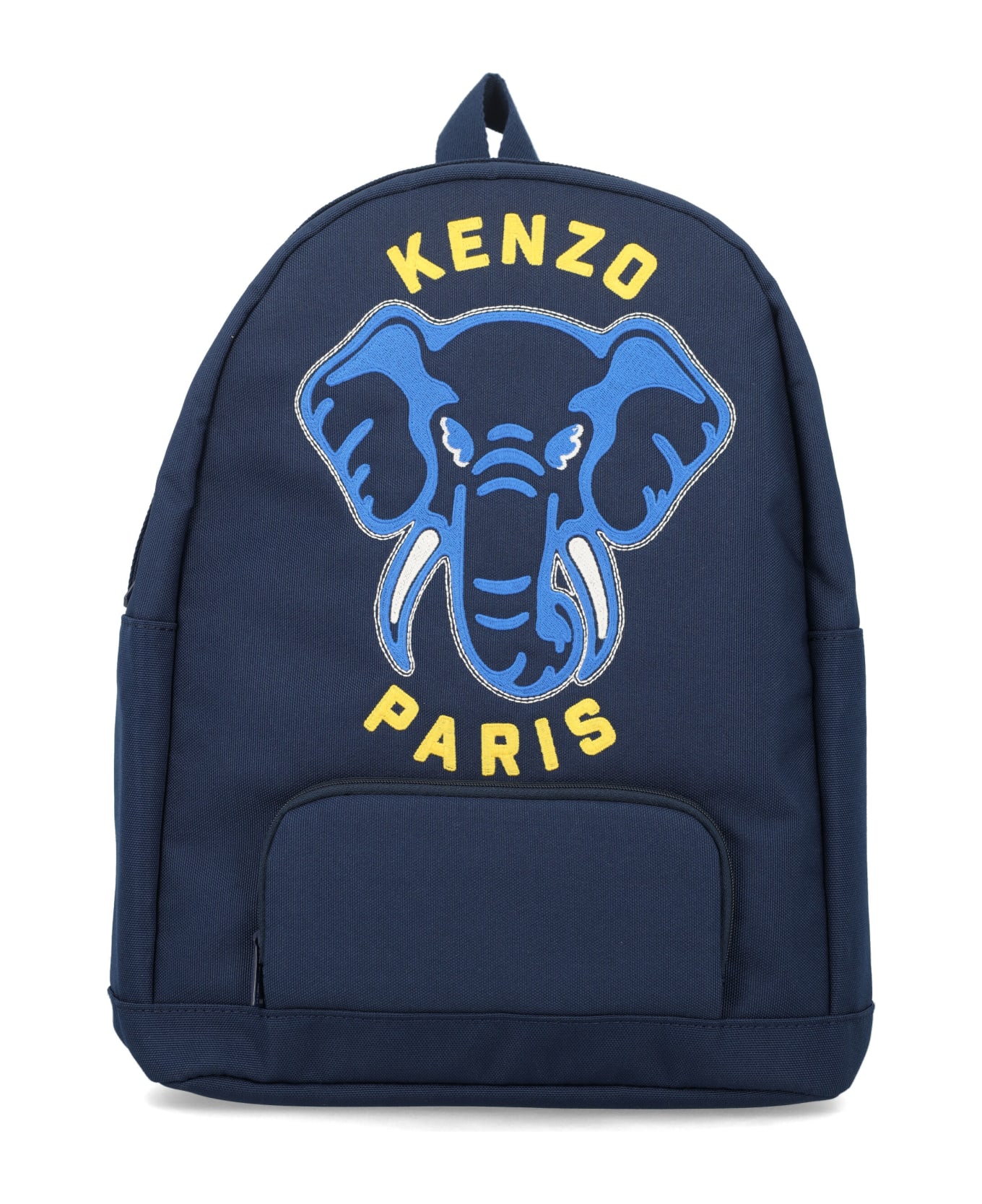 Kenzo Kids Logo Canvas Backpack - NAVY