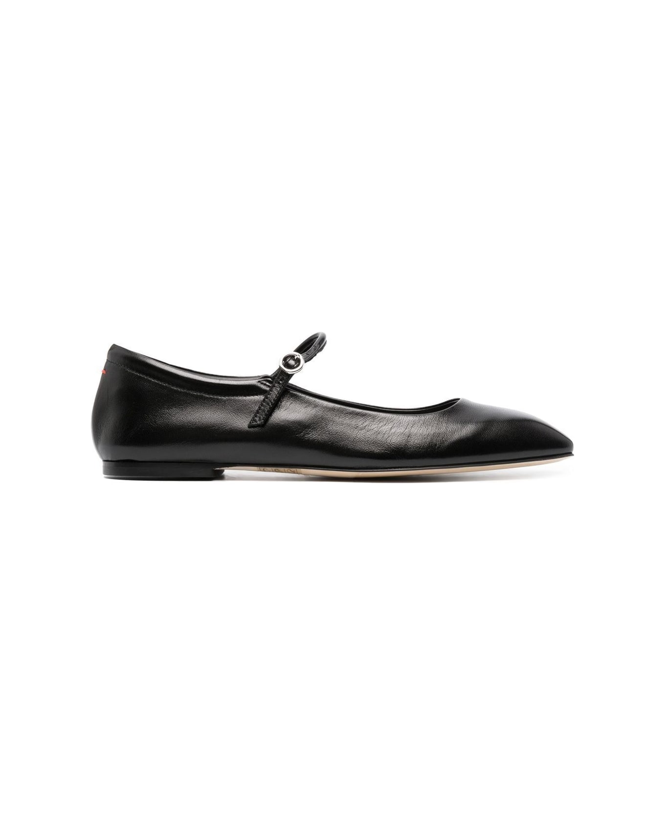 aeyde Uma Nappa Leather Ballerinas - Black