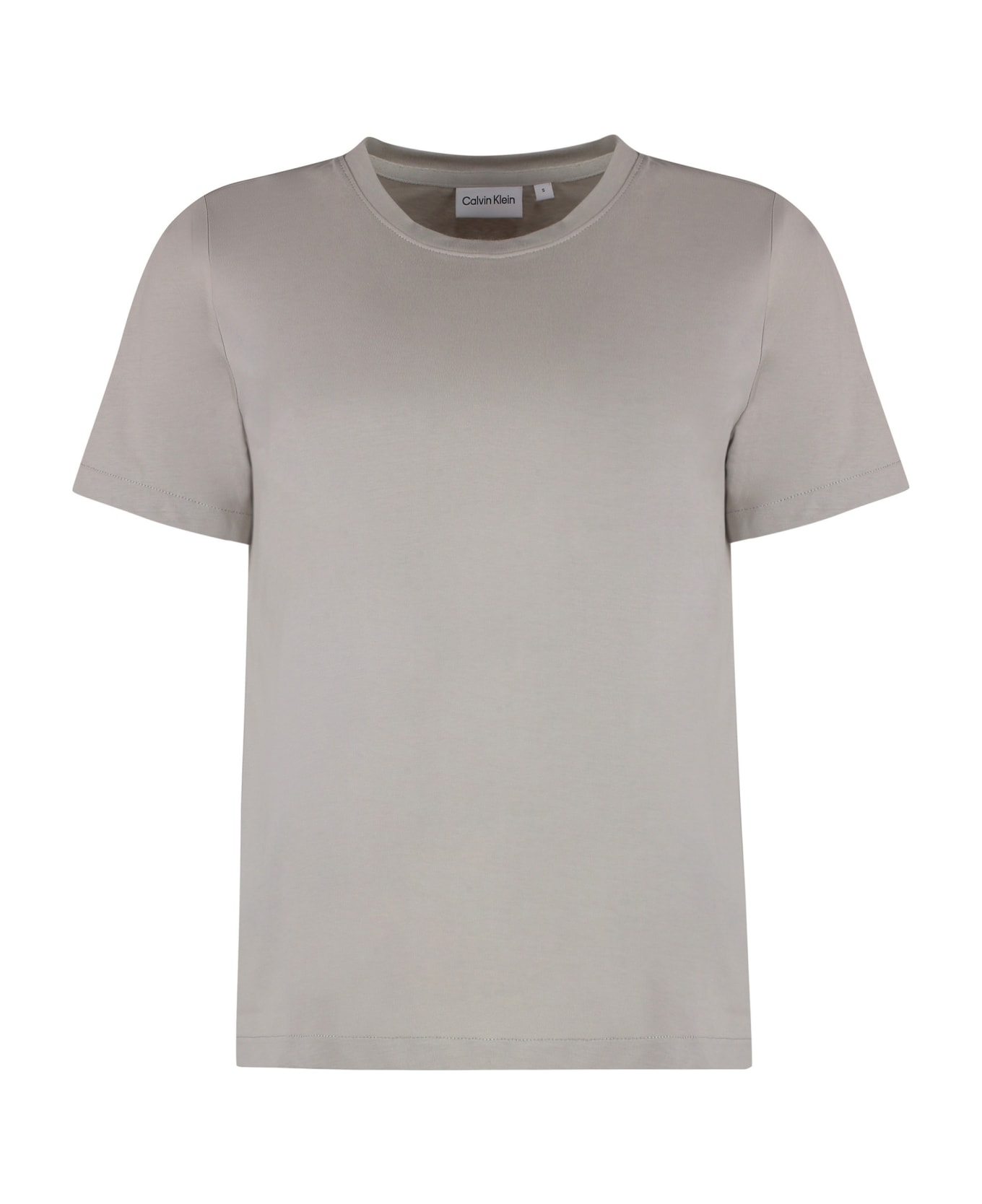 Calvin Klein Cotton Crew-neck T-shirt - turtledove