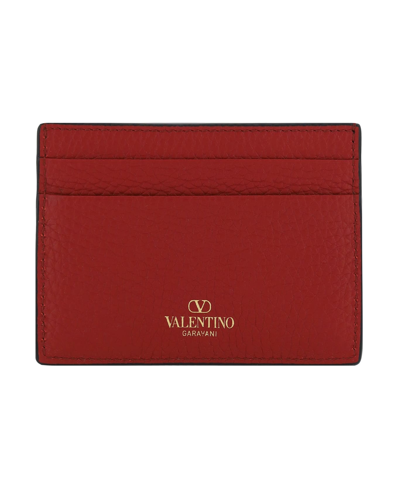 Valentino Garavani Rockstud Card Holder - Rosso V 財布