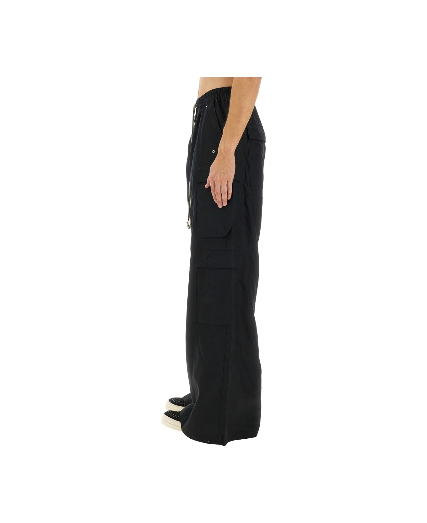DRKSHDW Wide Leg Pants - BLACK