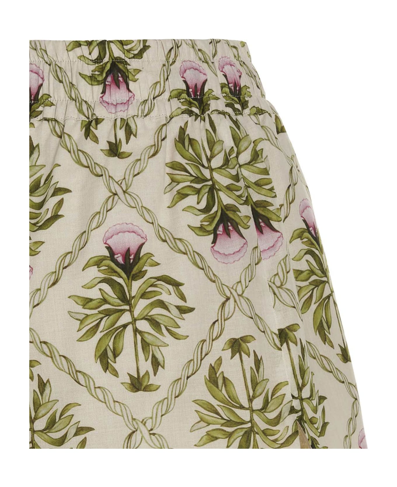 Giambattista Valli Floral Print Shorts - Multicolor