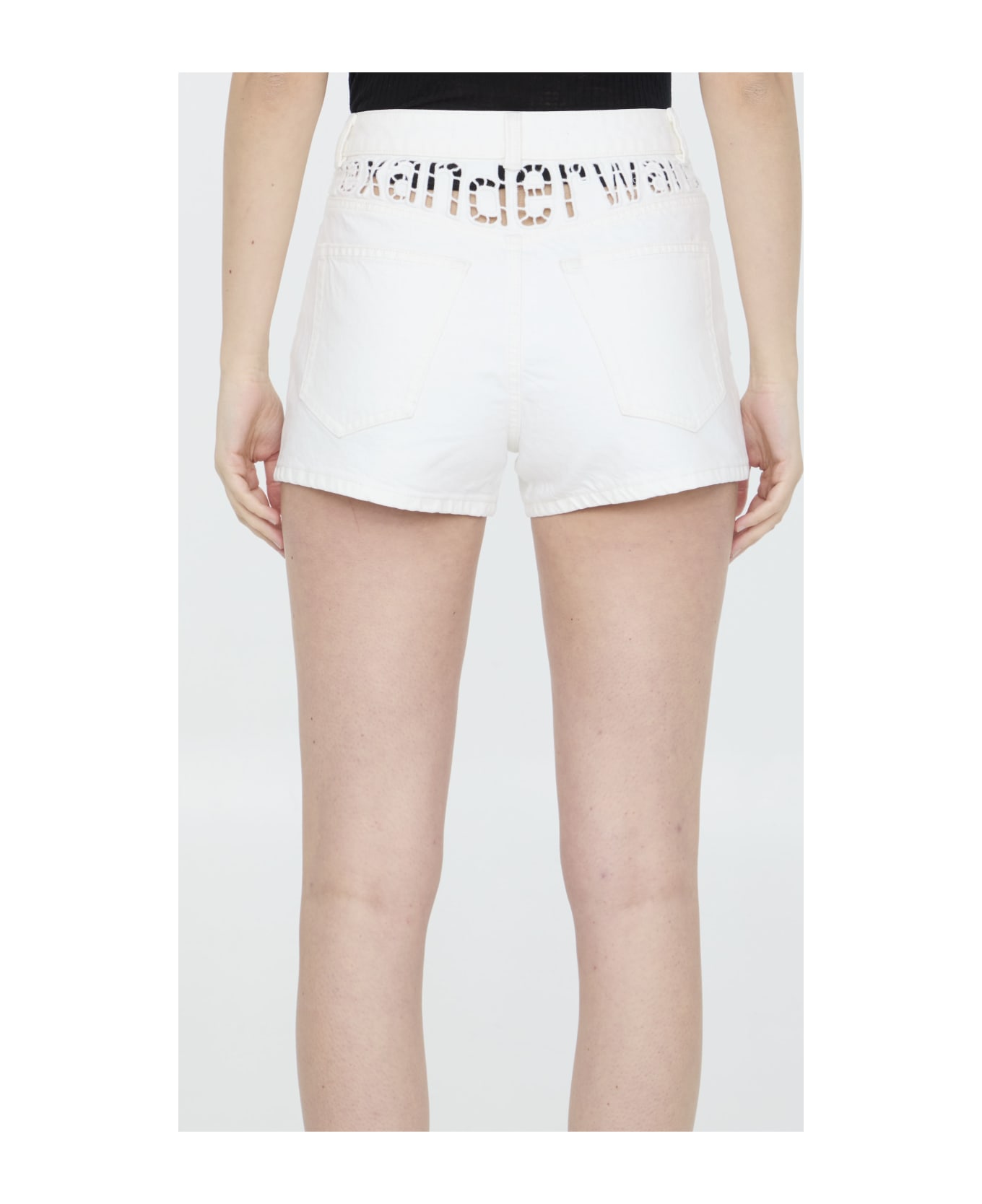 Alexander Wang Denim Shorts - Vintage White ショートパンツ