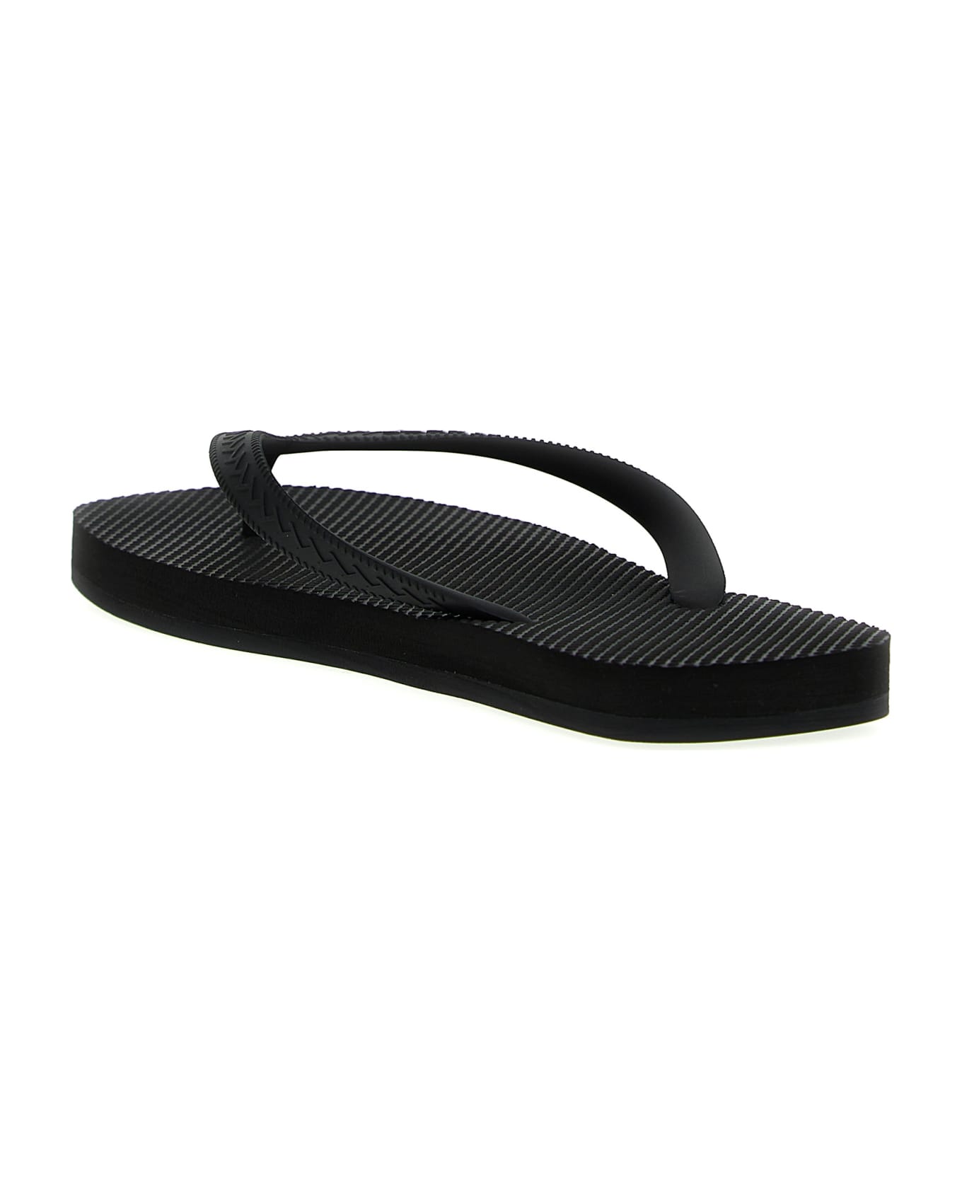 Dsquared2 Logo Thong Sandals - Black