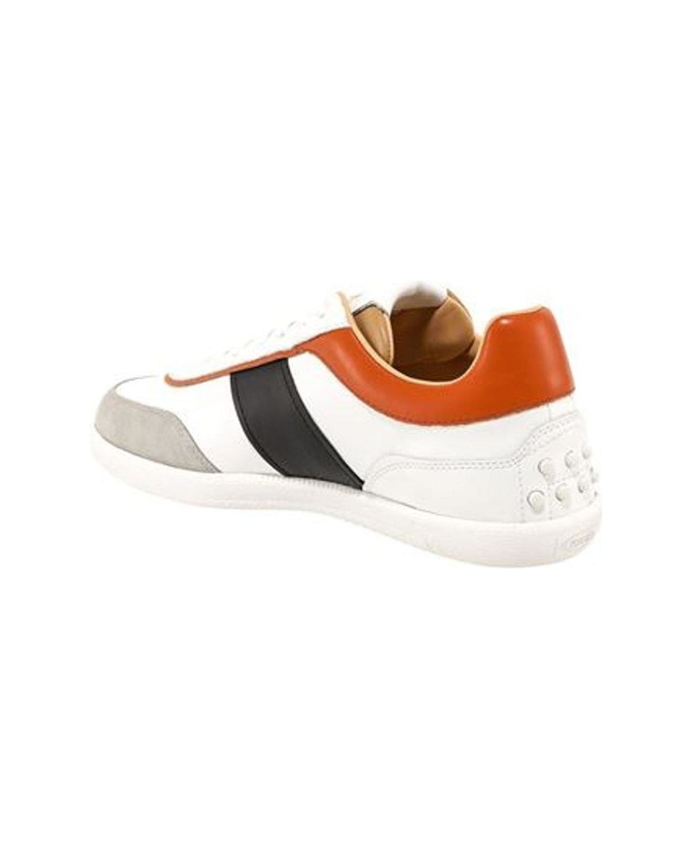 Tod's Low-top Sneakers From - Black, white, orange