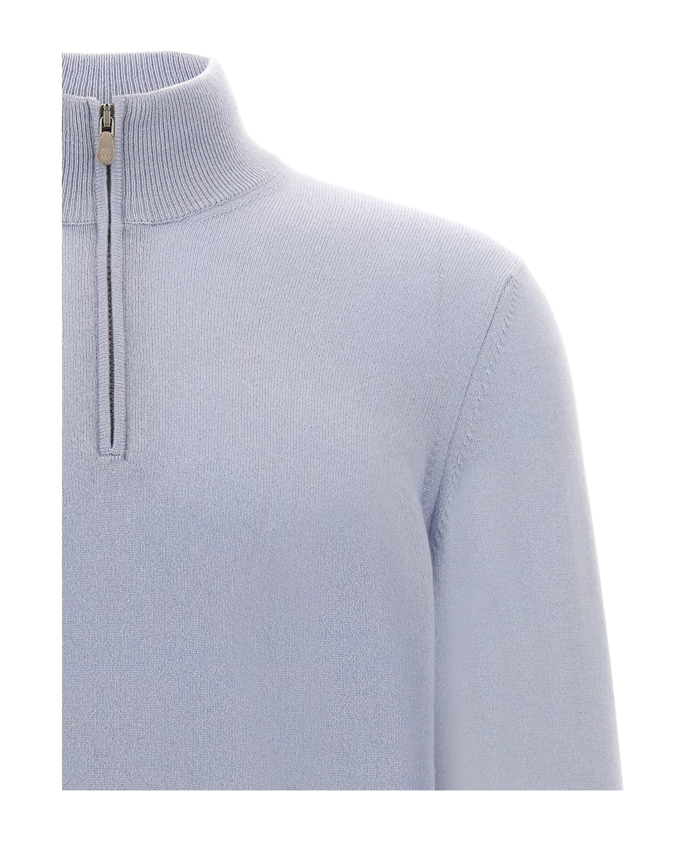 Brunello Cucinelli Cashmere Sweater - Light Blue ニットウェア
