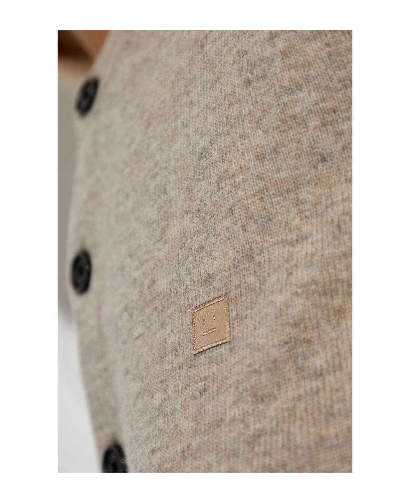 Acne Studios Wool Cardigan - GREIGE MELANGE