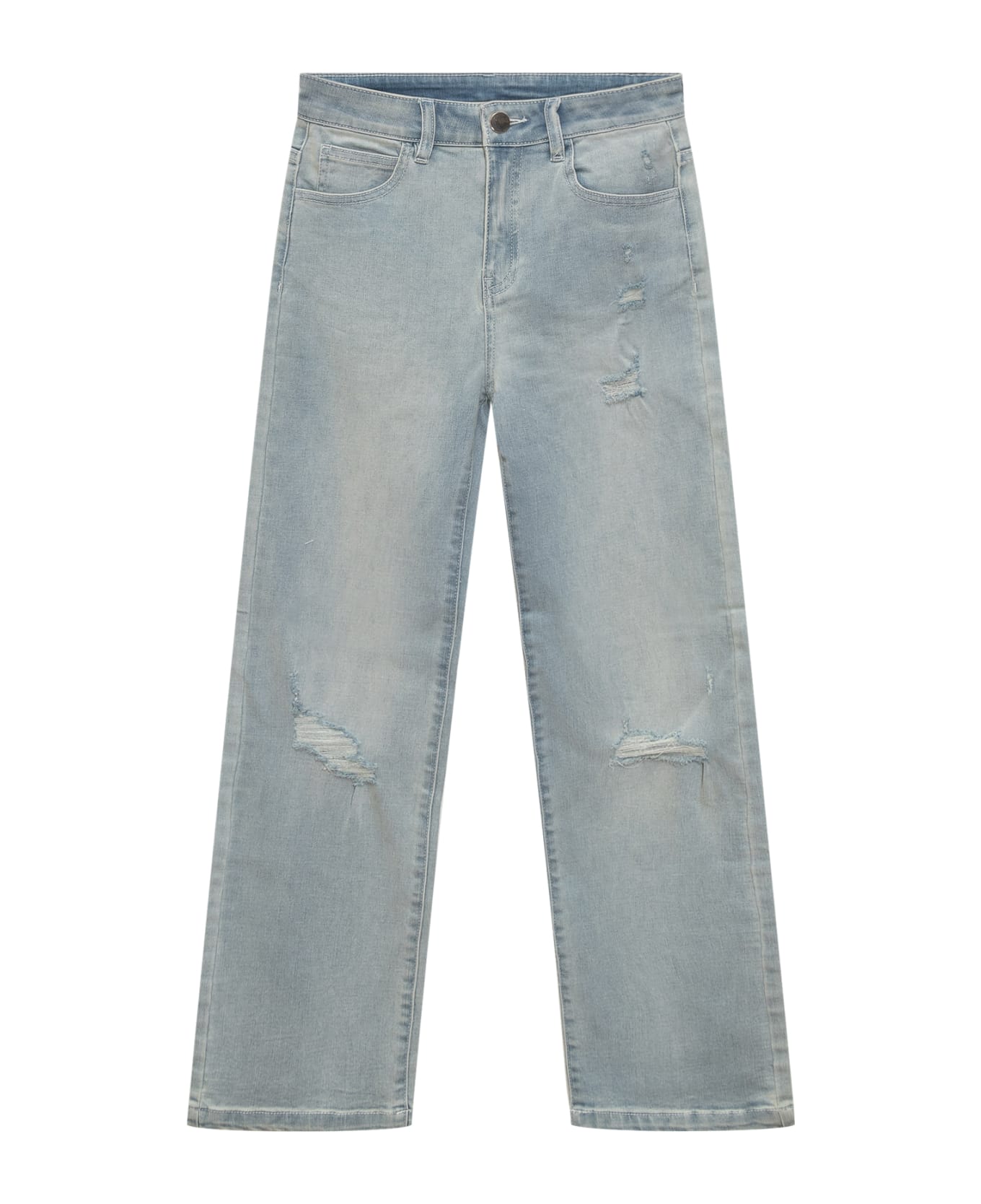 TwinSet Wide Leg Jeans - Denim Azzurro
