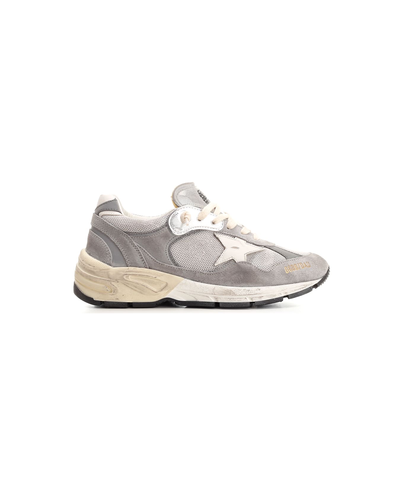 Golden Goose Running Dad Sneakers - Grey/Silver/White