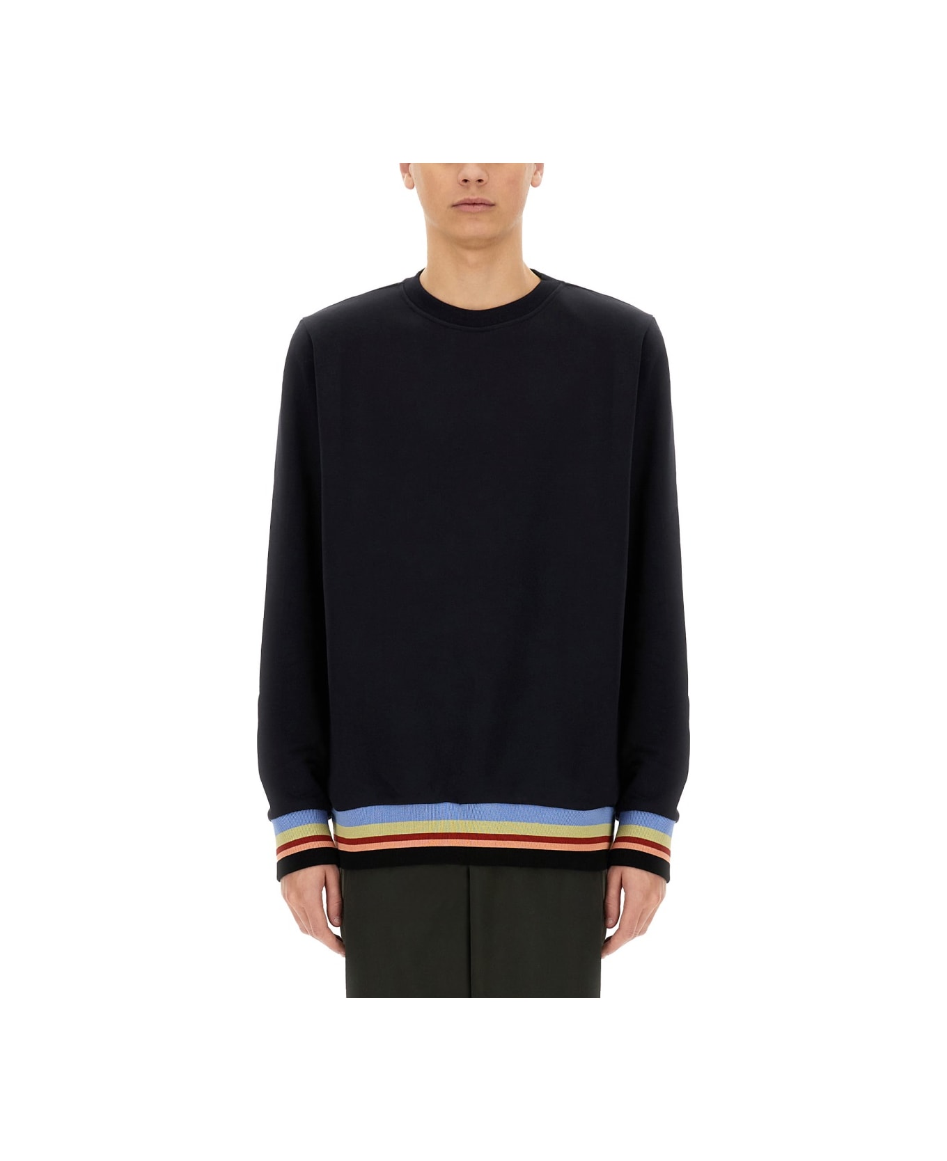 Paul Smith Signature Stripe Sweatshirt - BLUE