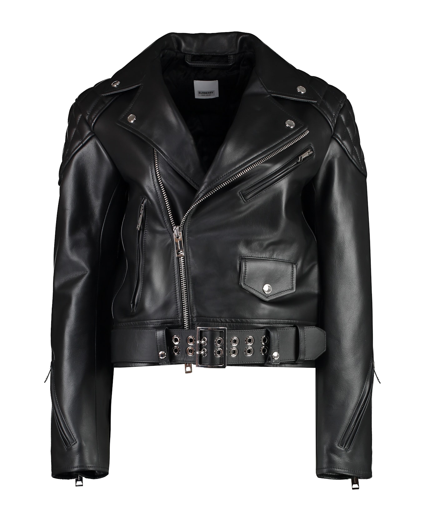 Burberry Calf Leather Jacket - black